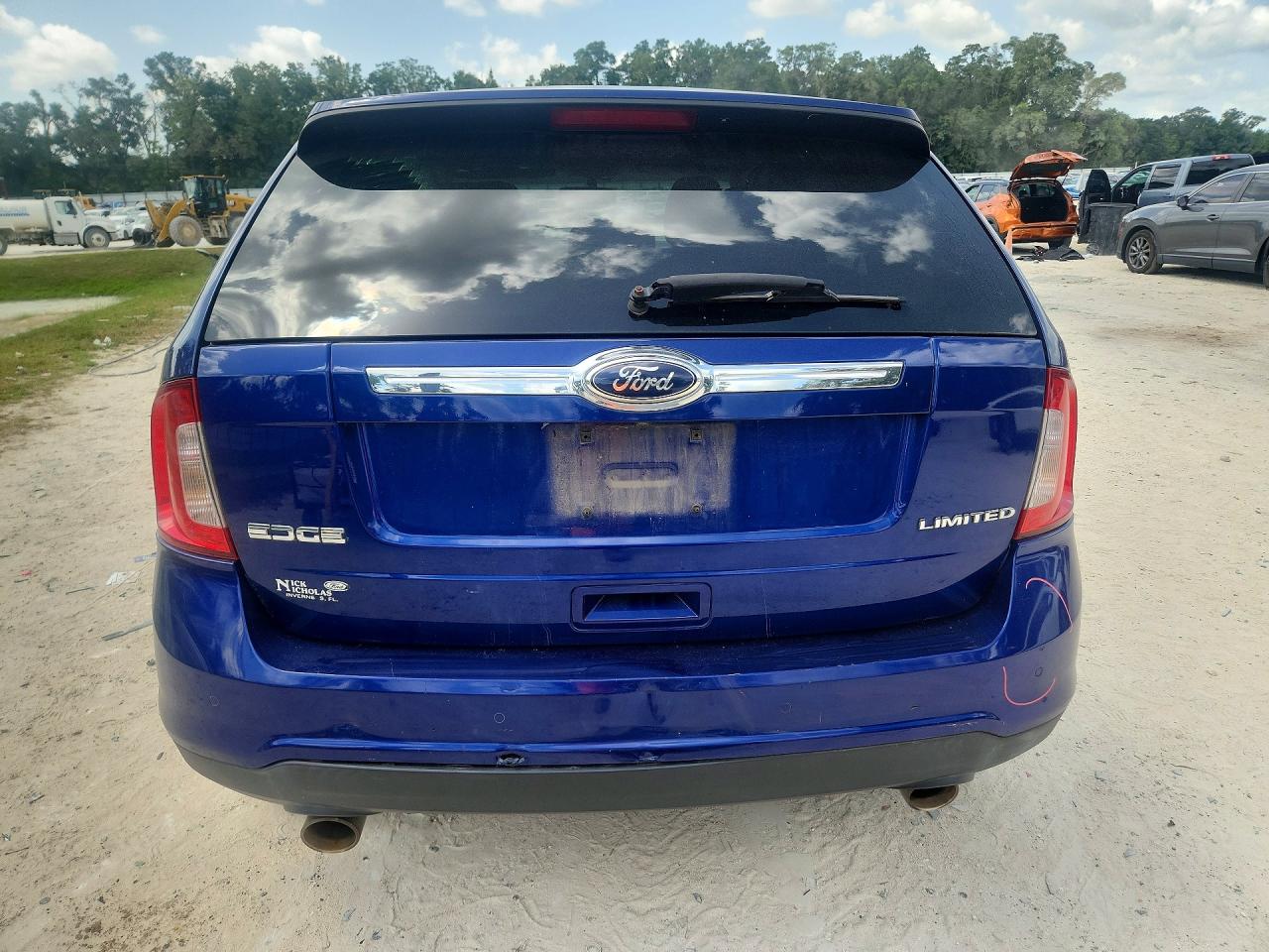 2013 Ford Edge Limited Blue vin: 2FMDK3KC5DBE31213
