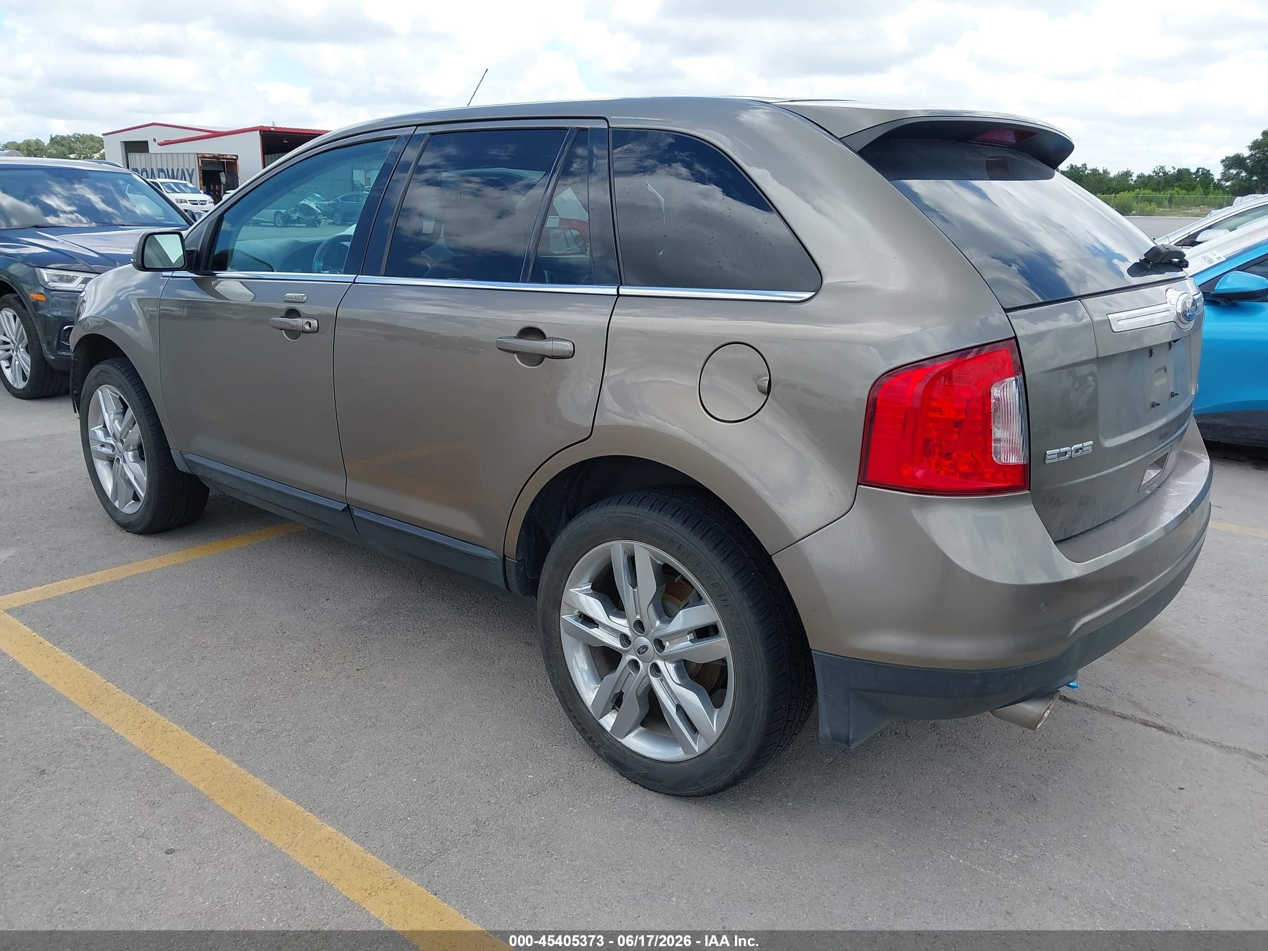 2014 Ford Edge Limited Brown vin: 2FMDK3KC5EBA05278