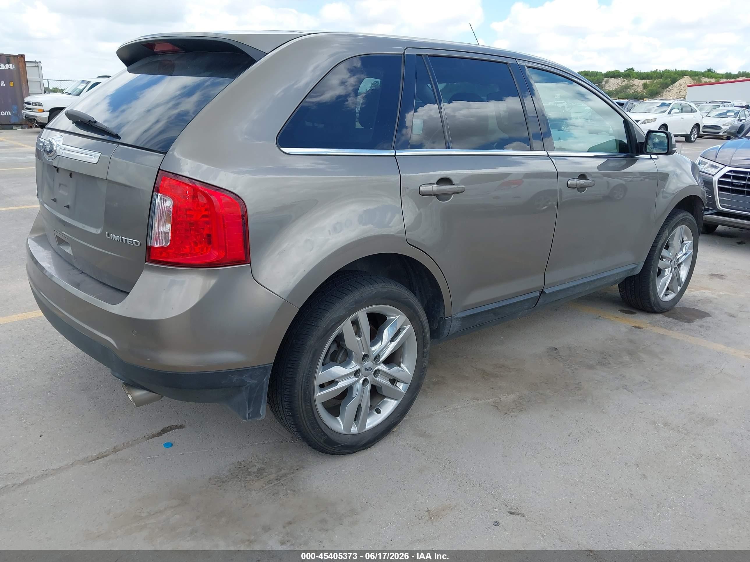 2014 Ford Edge Limited Brown vin: 2FMDK3KC5EBA05278