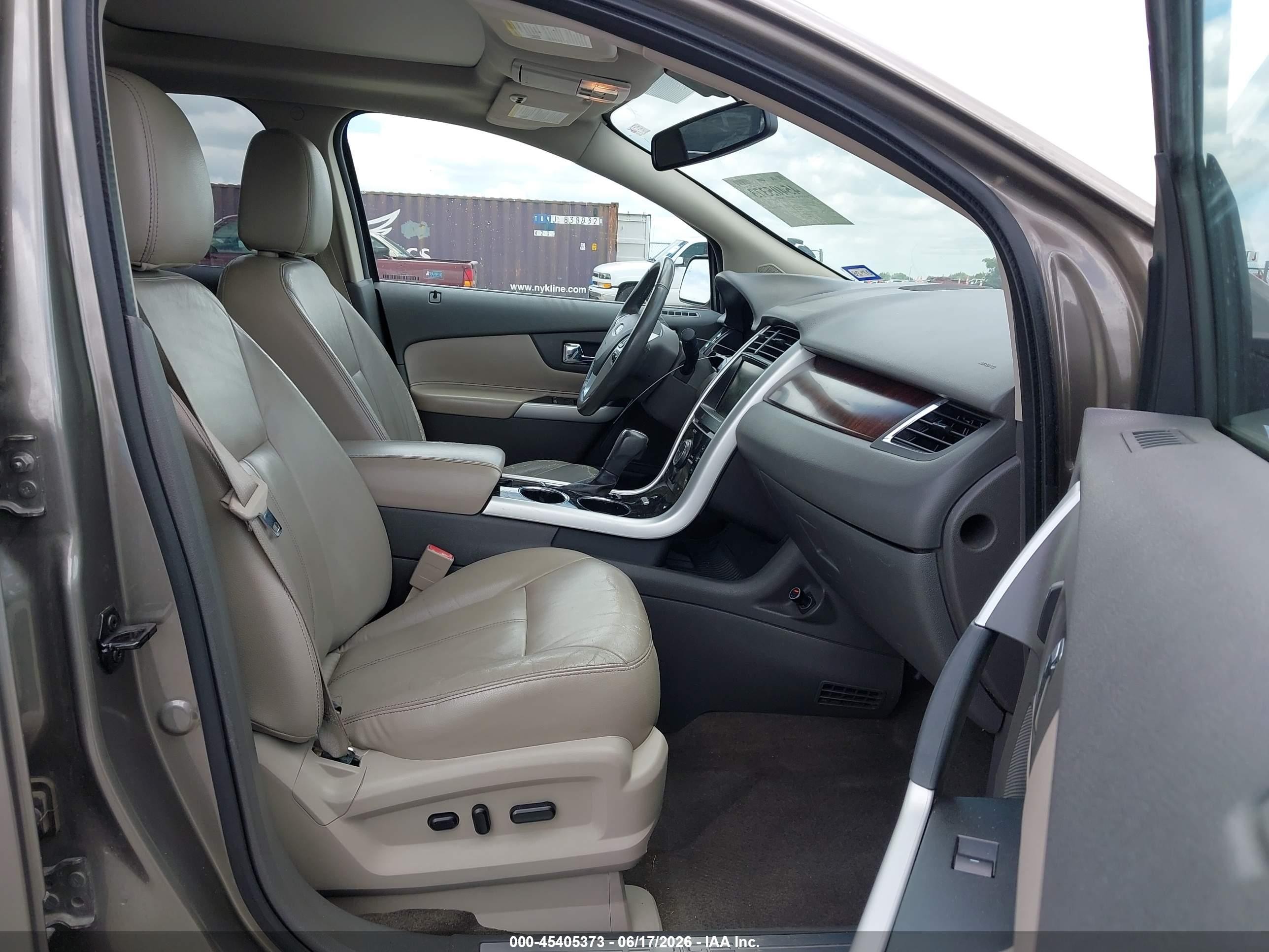2014 Ford Edge Limited Brown vin: 2FMDK3KC5EBA05278