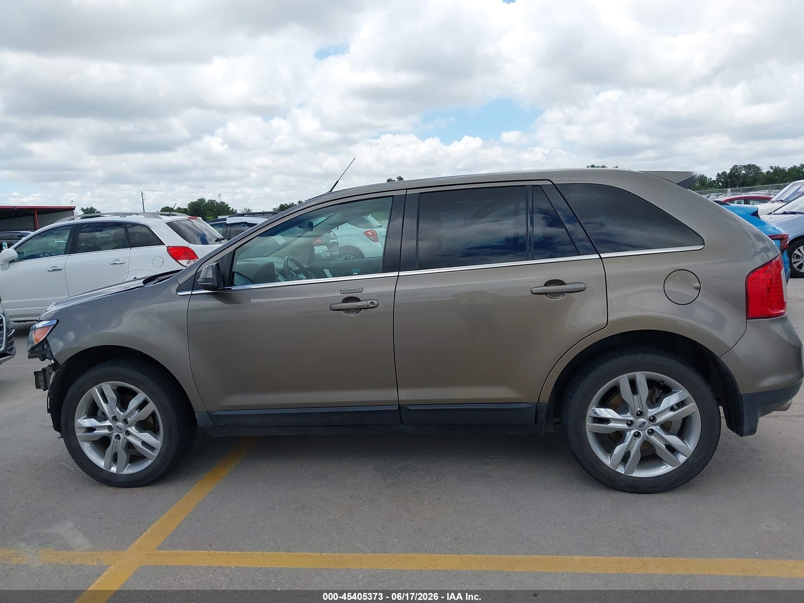 2014 Ford Edge Limited Brown vin: 2FMDK3KC5EBA05278
