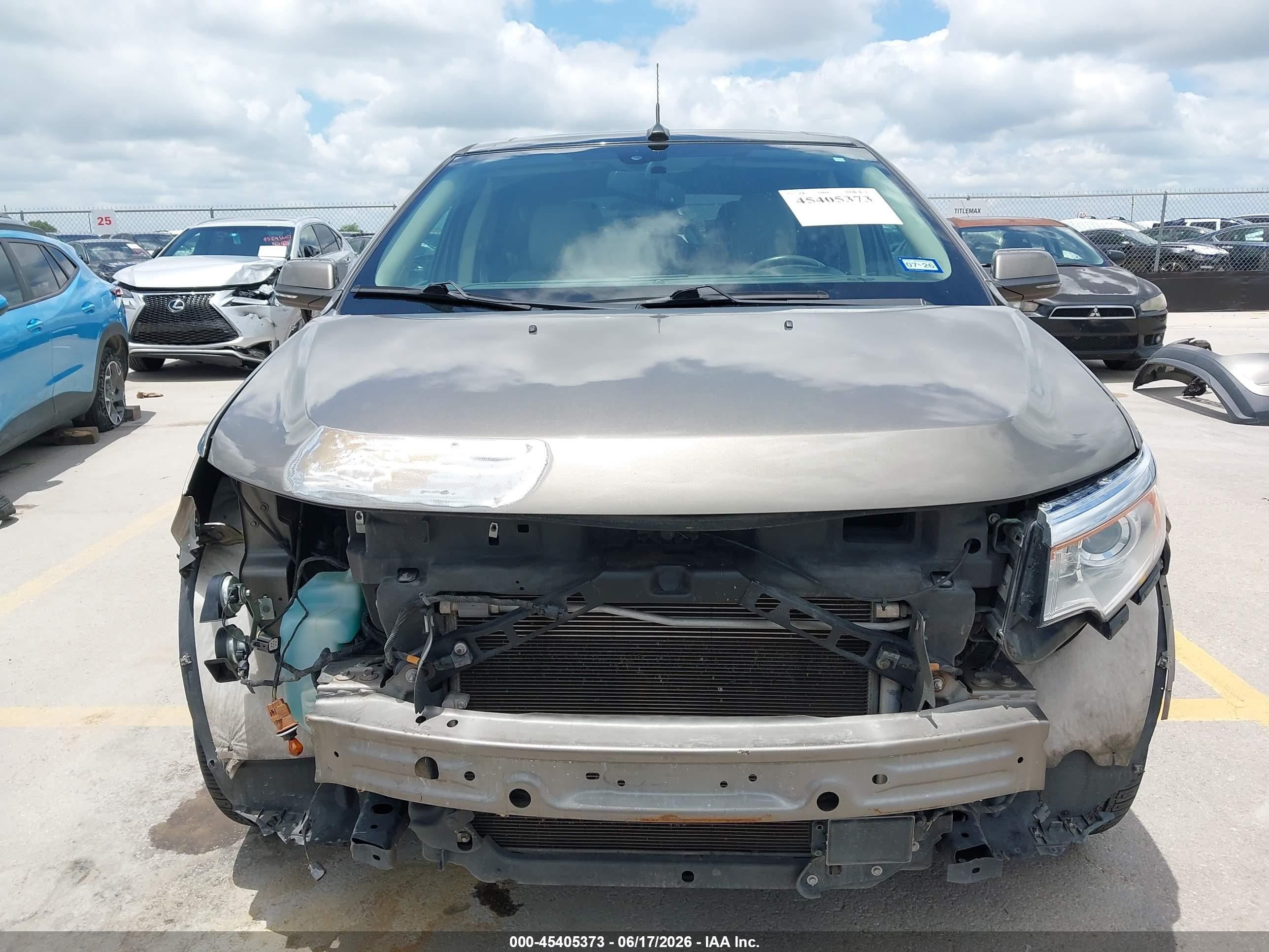 2014 Ford Edge Limited Brown vin: 2FMDK3KC5EBA05278