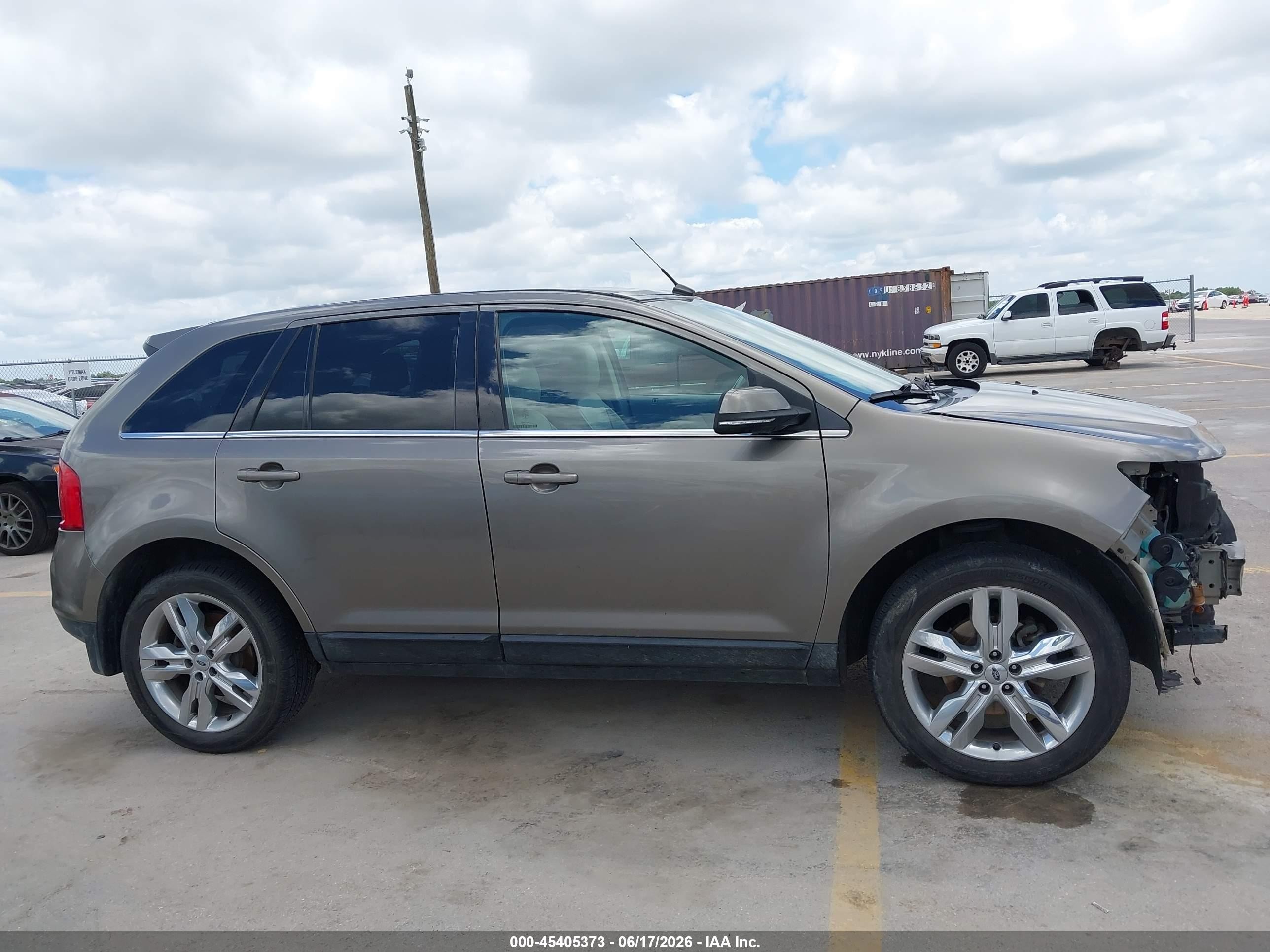 2014 Ford Edge Limited Brown vin: 2FMDK3KC5EBA05278