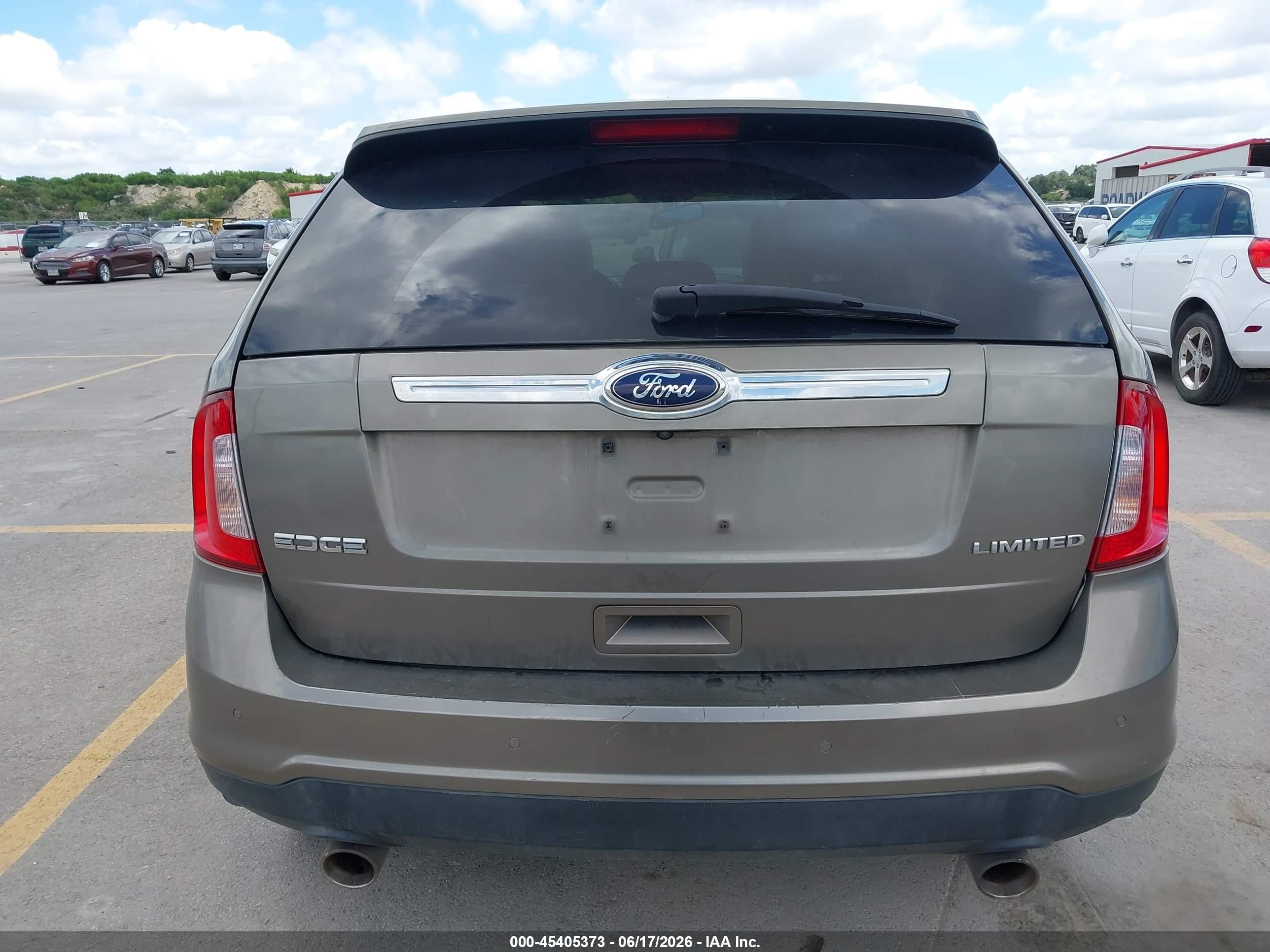 2014 Ford Edge Limited Brown vin: 2FMDK3KC5EBA05278