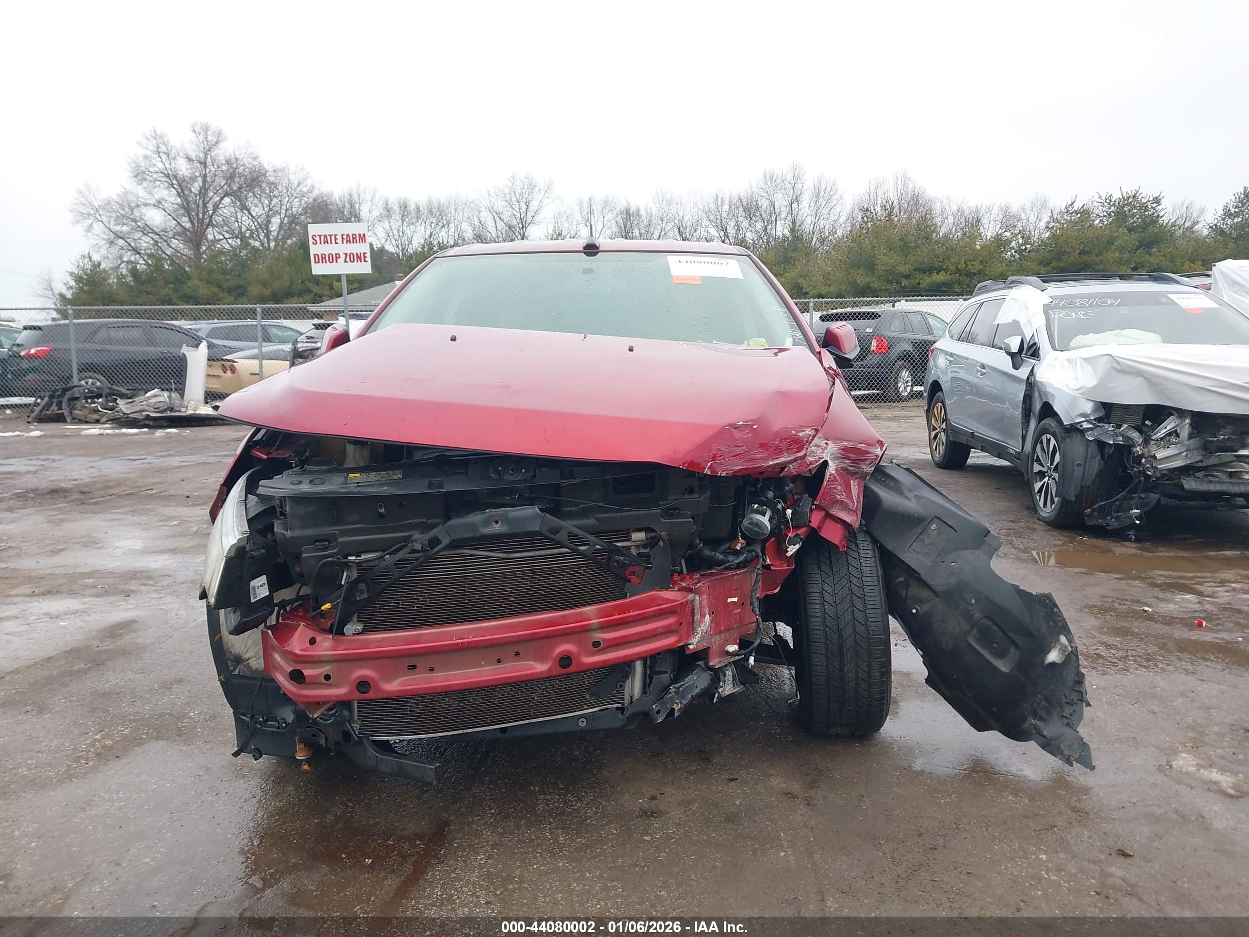 2014 Ford Edge Limited Red vin: 2FMDK3KC5EBA41634