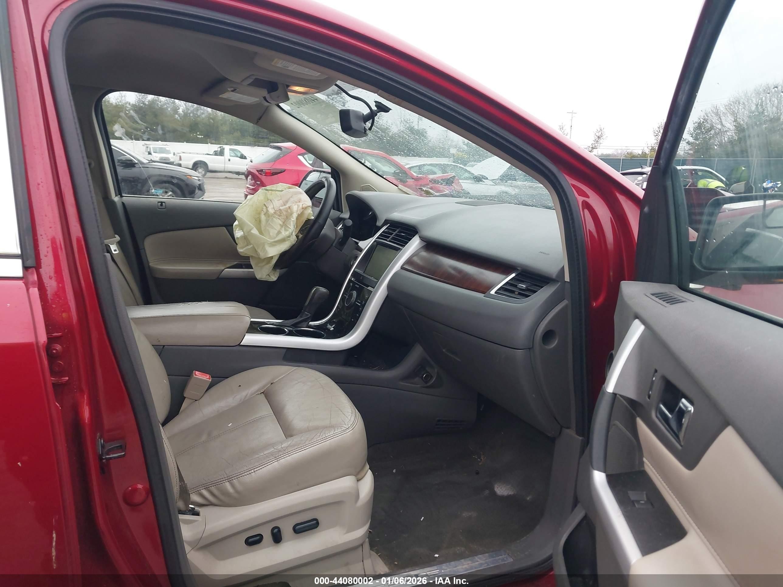 2014 Ford Edge Limited Red vin: 2FMDK3KC5EBA41634