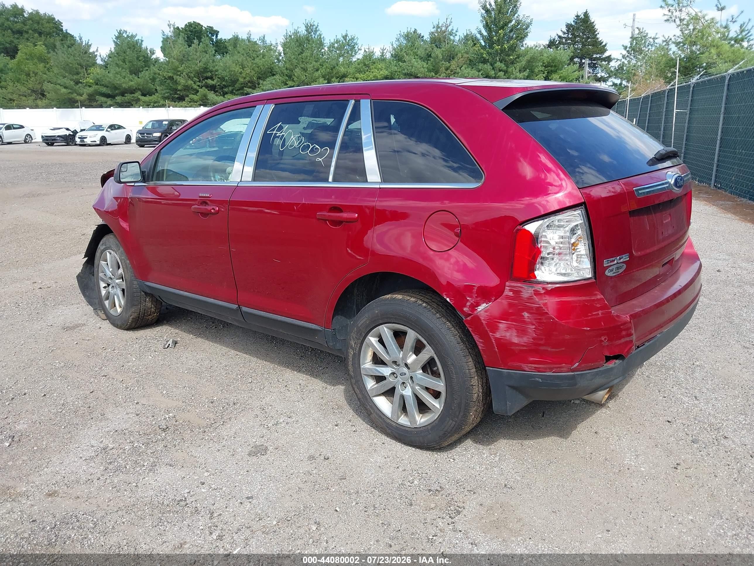 2014 Ford Edge Limited Red vin: 2FMDK3KC5EBA41634