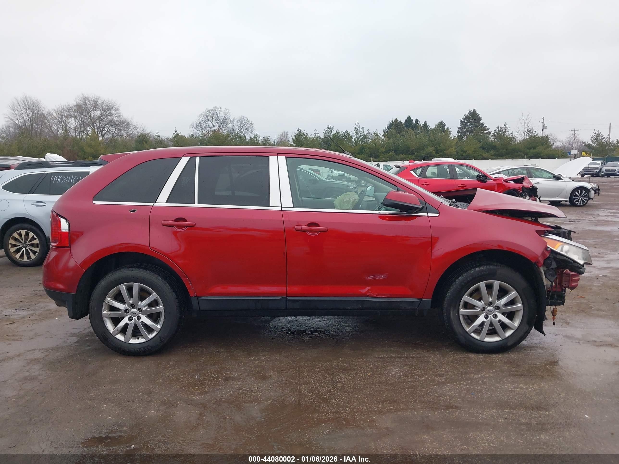 2014 Ford Edge Limited Red vin: 2FMDK3KC5EBA41634