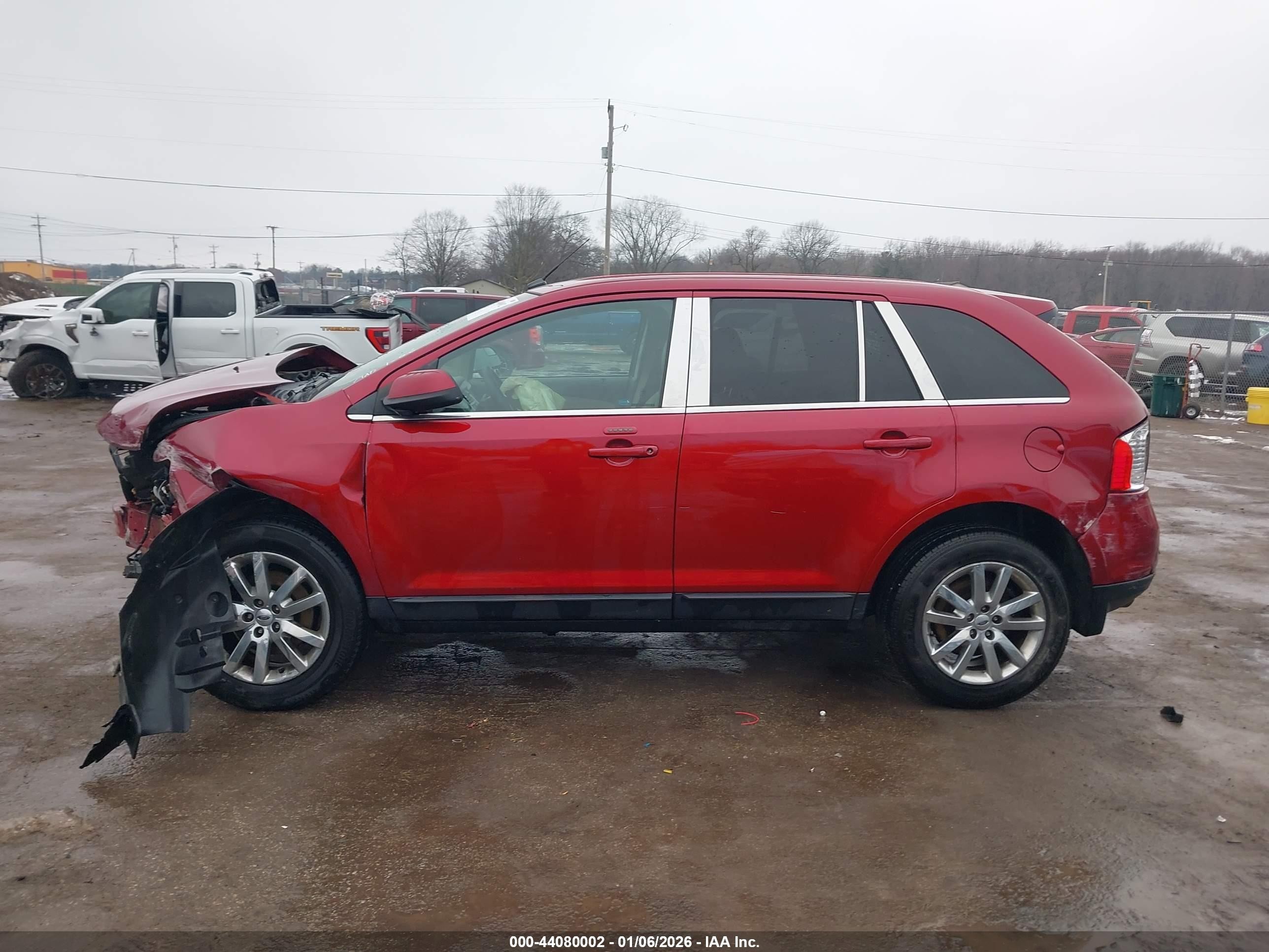 2014 Ford Edge Limited Red vin: 2FMDK3KC5EBA41634