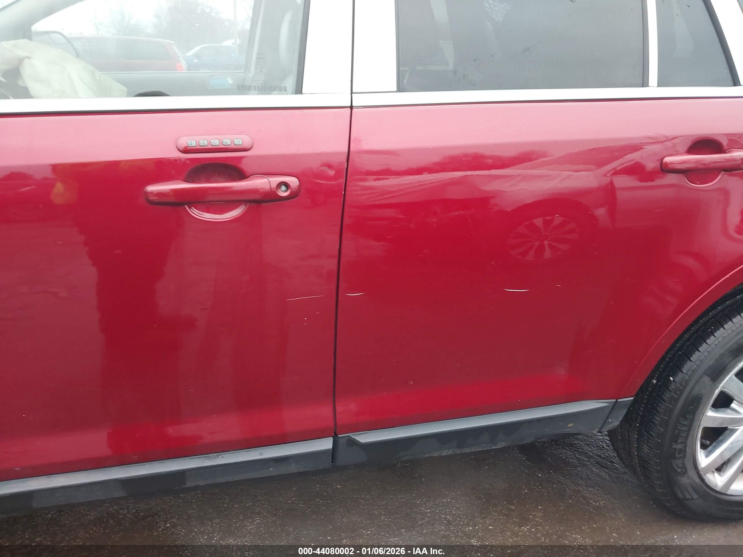 2014 Ford Edge Limited Red vin: 2FMDK3KC5EBA41634