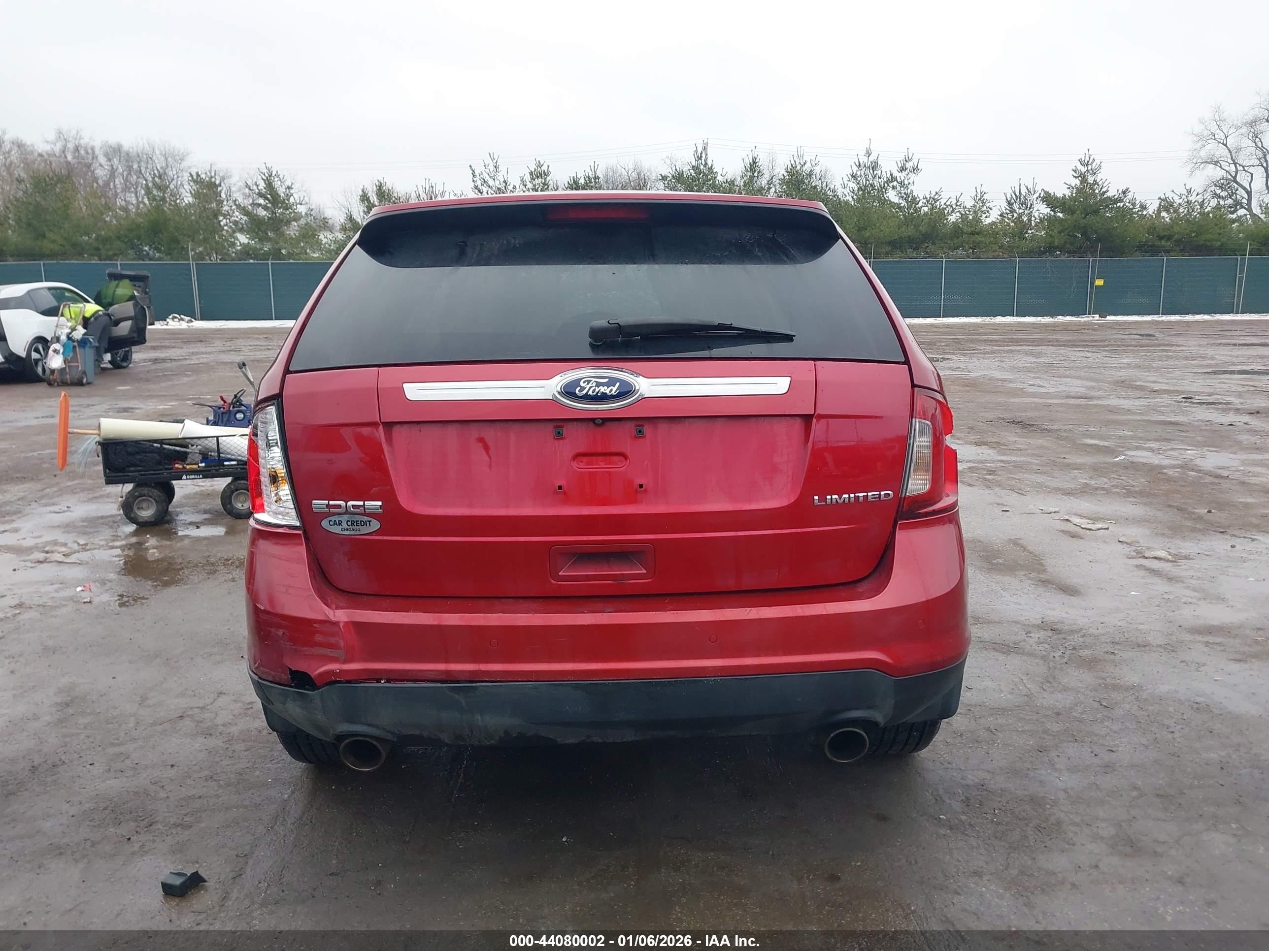 2014 Ford Edge Limited Red vin: 2FMDK3KC5EBA41634