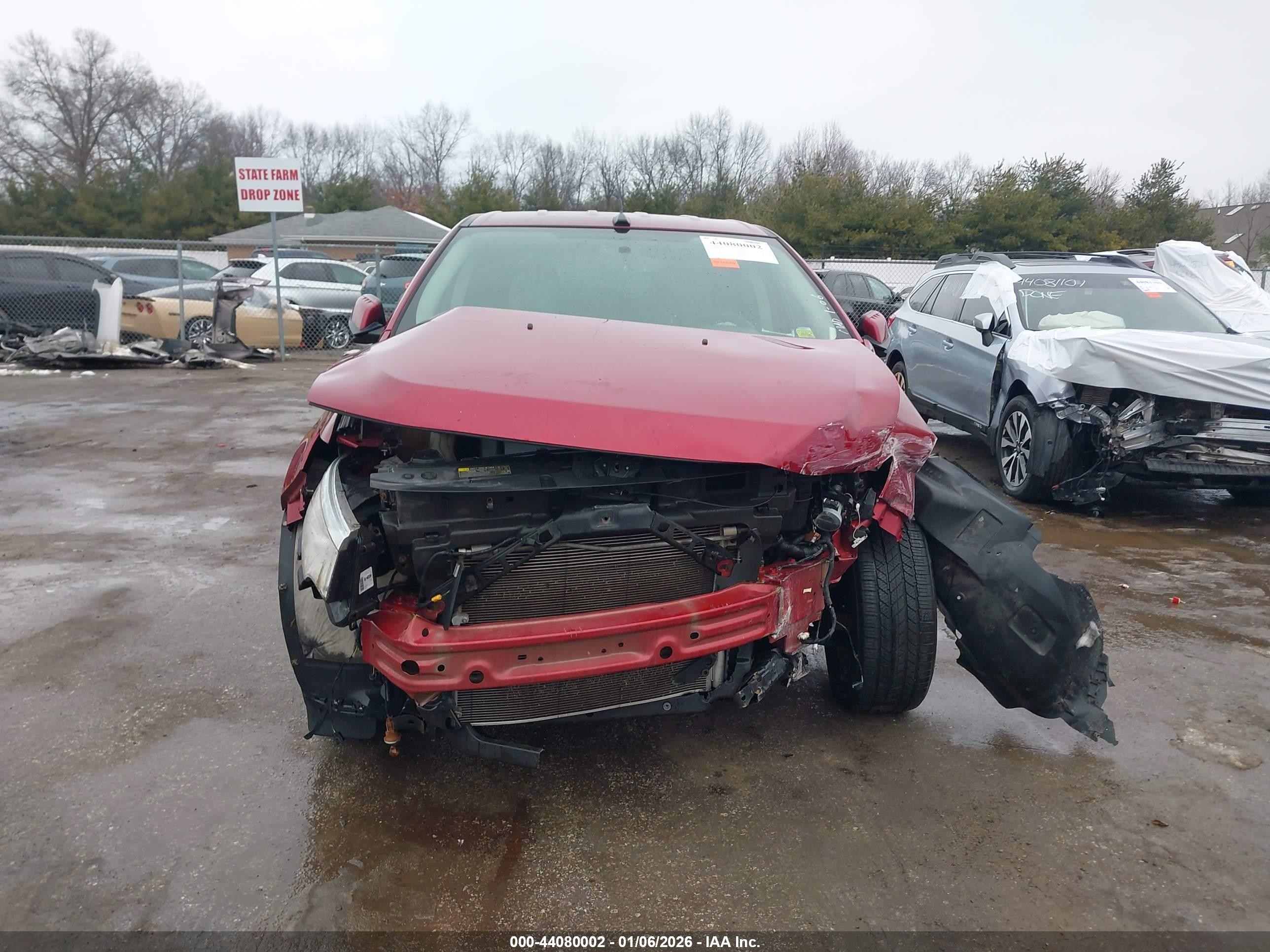 2014 Ford Edge Limited Red vin: 2FMDK3KC5EBA41634
