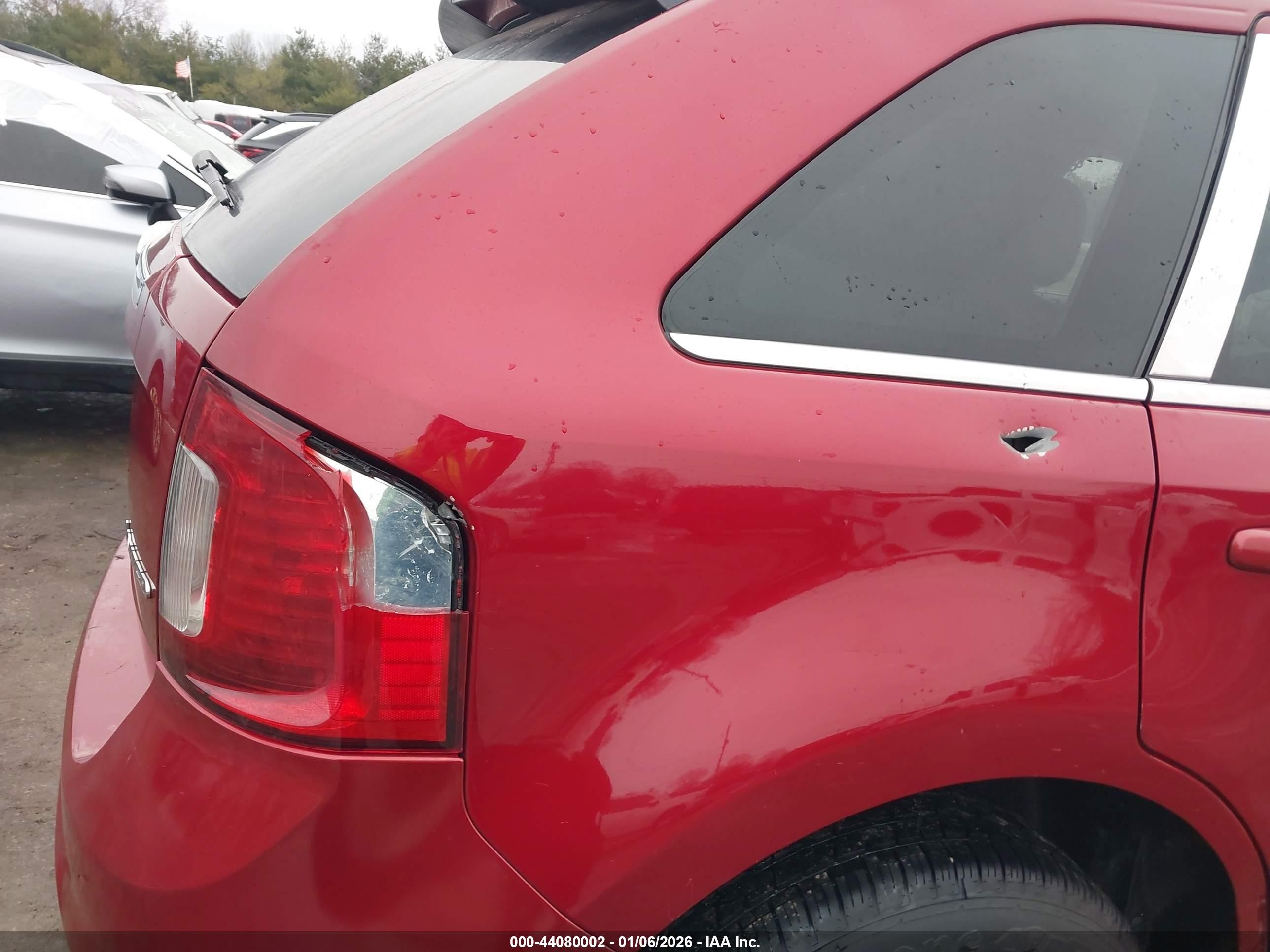 2014 Ford Edge Limited Red vin: 2FMDK3KC5EBA41634
