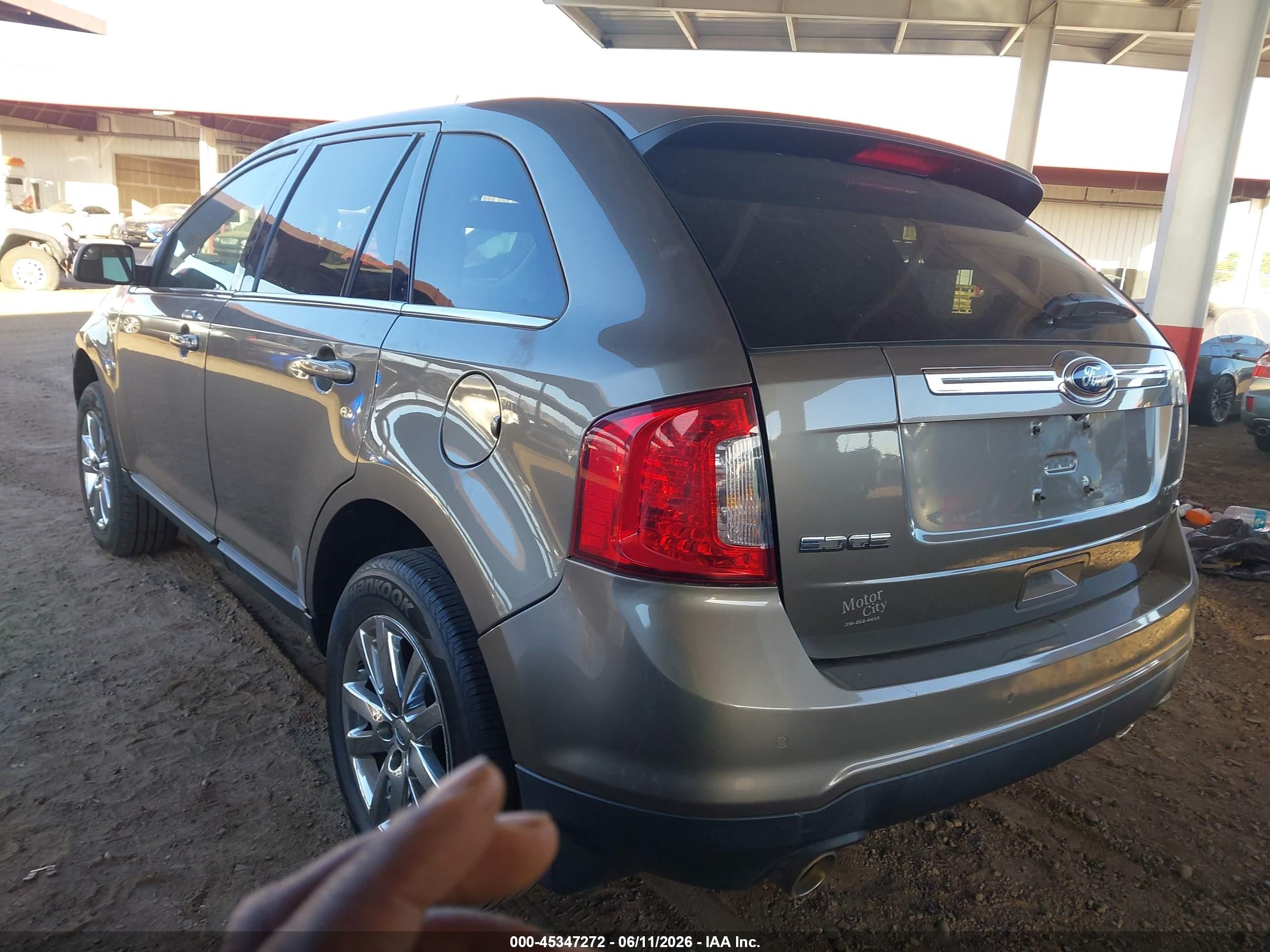2014 Ford Edge Limited Tan vin: 2FMDK3KC5EBA54707