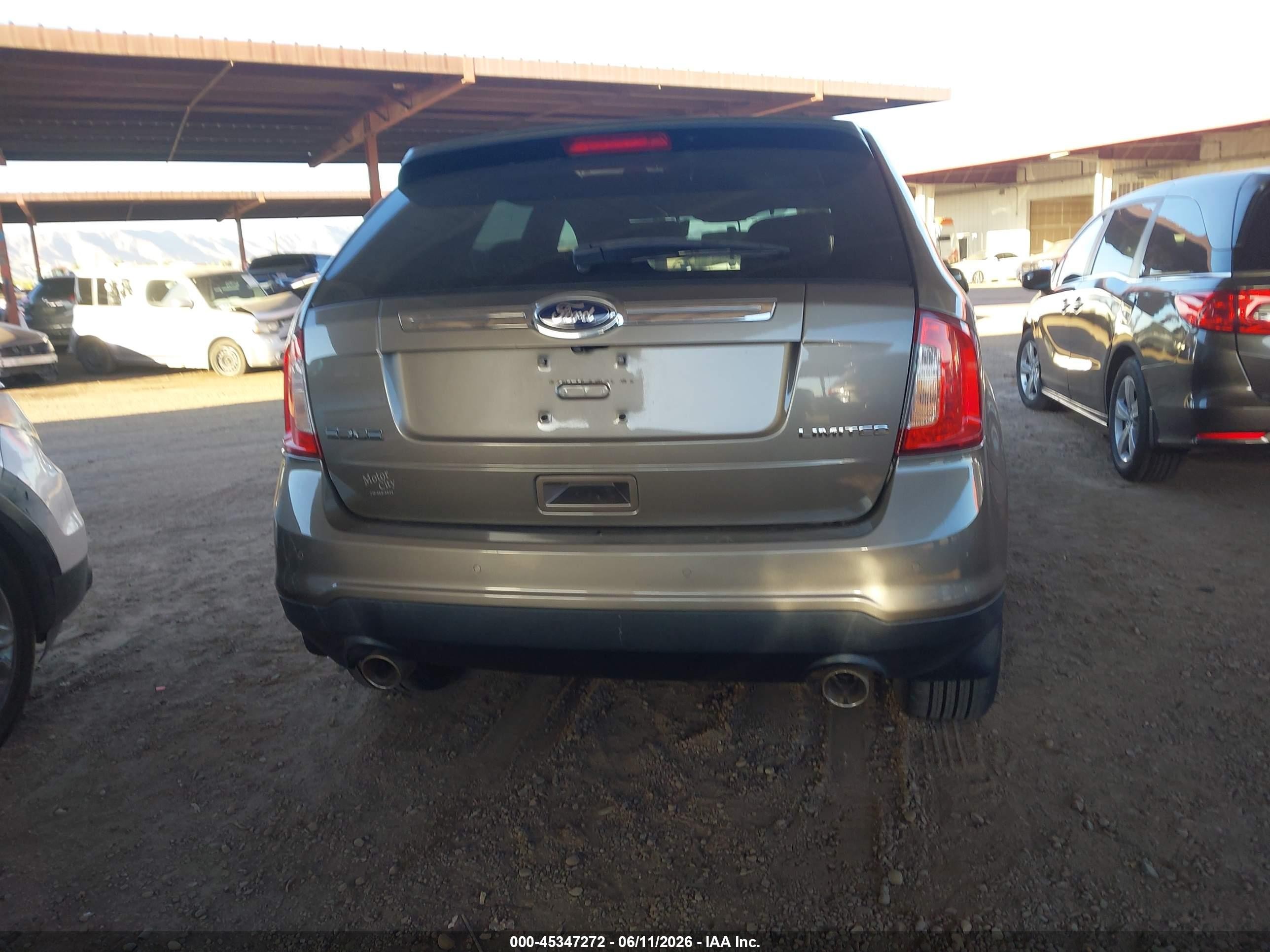2014 Ford Edge Limited Tan vin: 2FMDK3KC5EBA54707