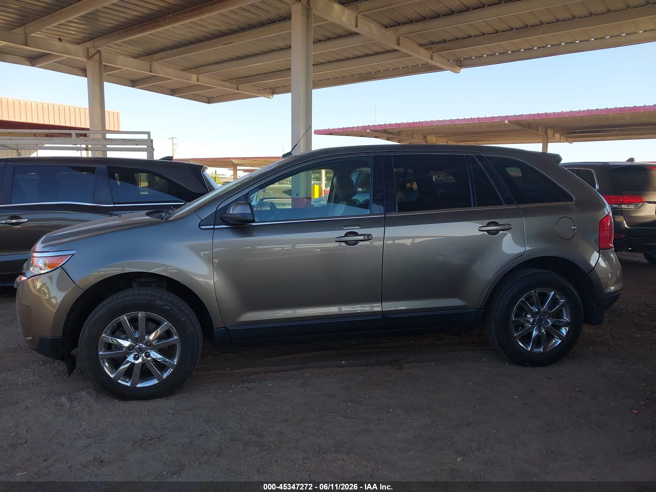 2014 Ford Edge Limited Tan vin: 2FMDK3KC5EBA54707