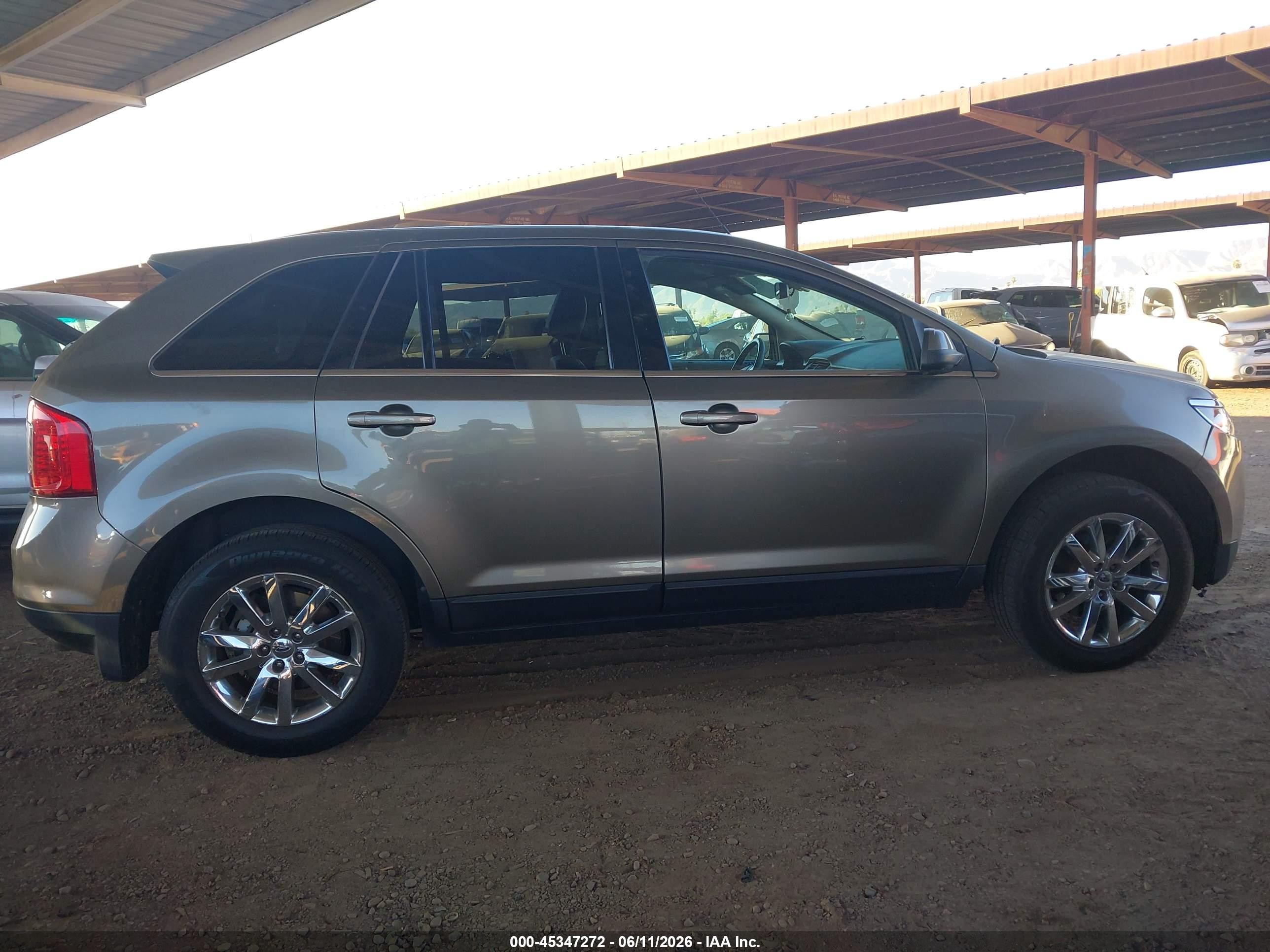 2014 Ford Edge Limited Tan vin: 2FMDK3KC5EBA54707
