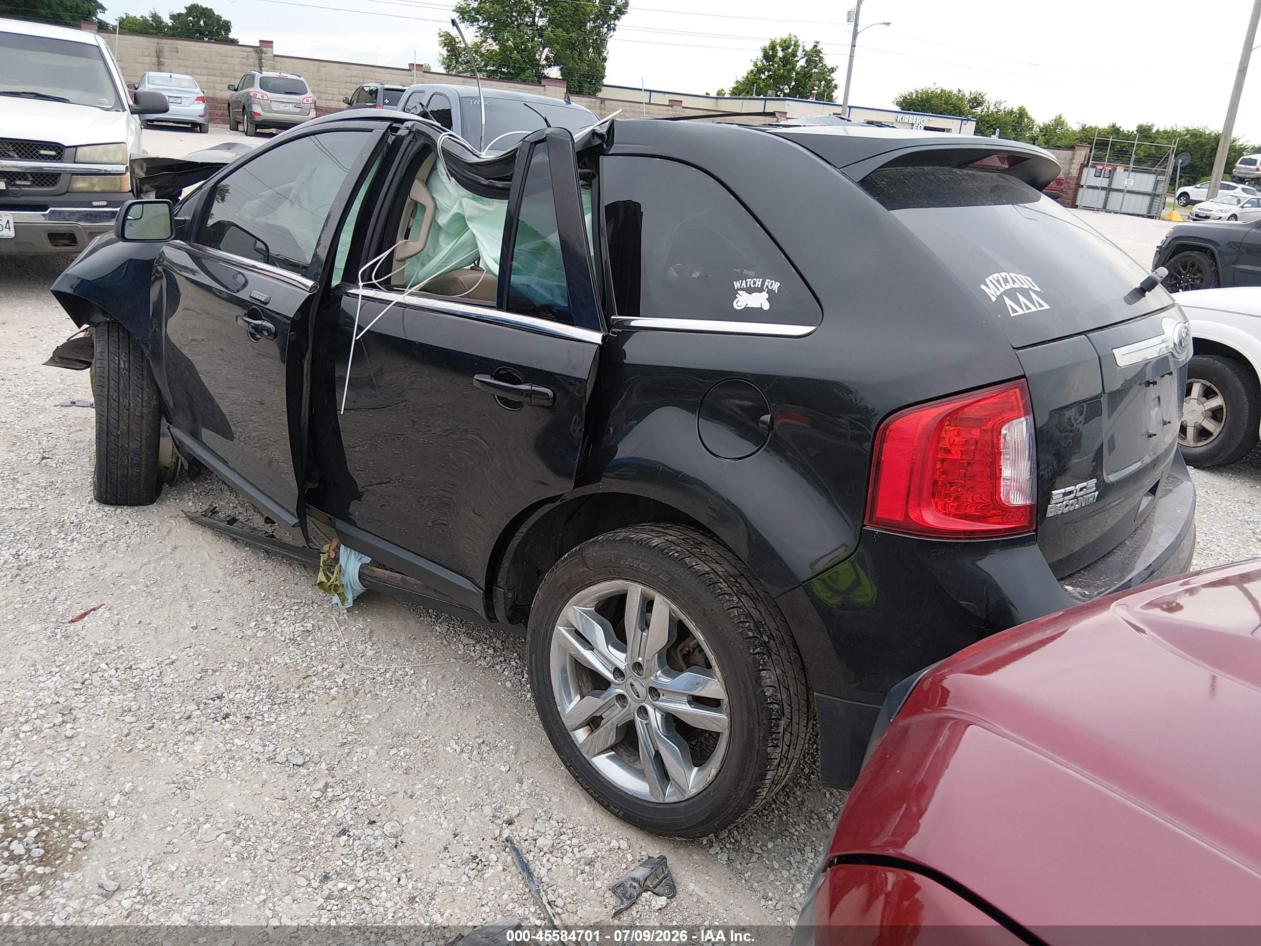 2014 Ford Edge Limited Black vin: 2FMDK3KC5EBA62127