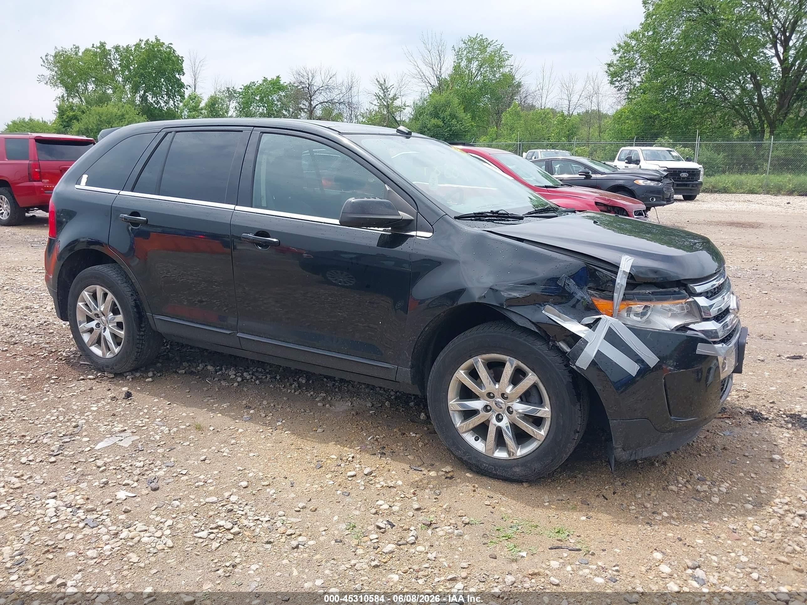 2014 Ford Edge Limited Black vin: 2FMDK3KC5EBB06434