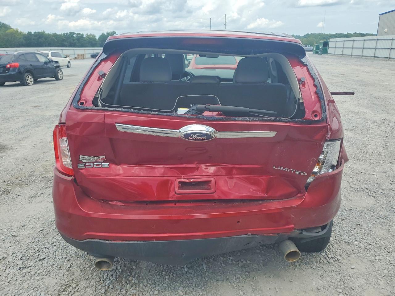 2014 Ford Edge Limited Red vin: 2FMDK3KC5EBB35013