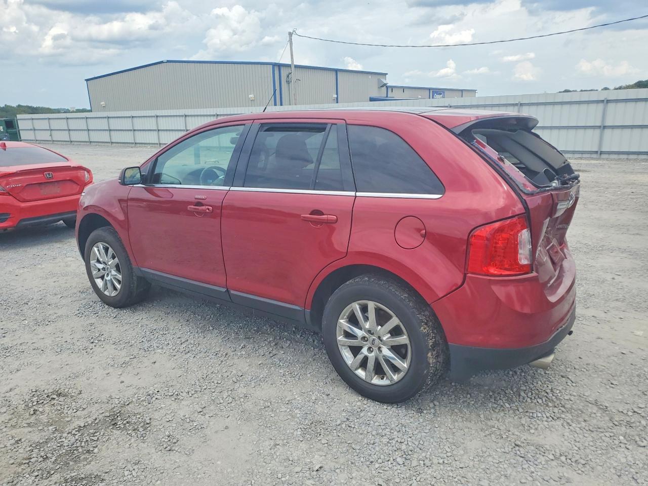 2014 Ford Edge Limited Red vin: 2FMDK3KC5EBB35013