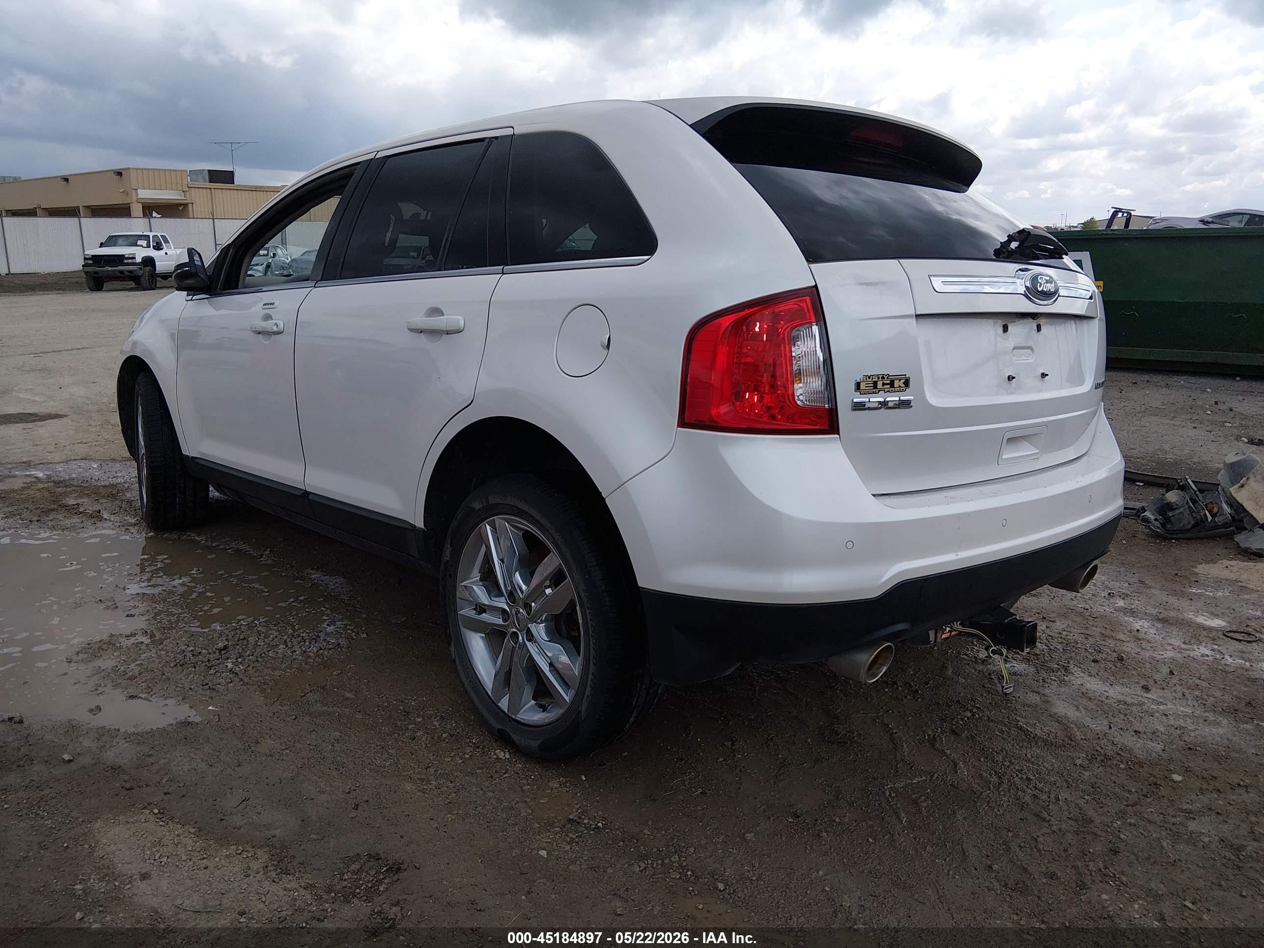 2014 Ford Edge Limited Белый vin: 2FMDK3KC5EBB56914