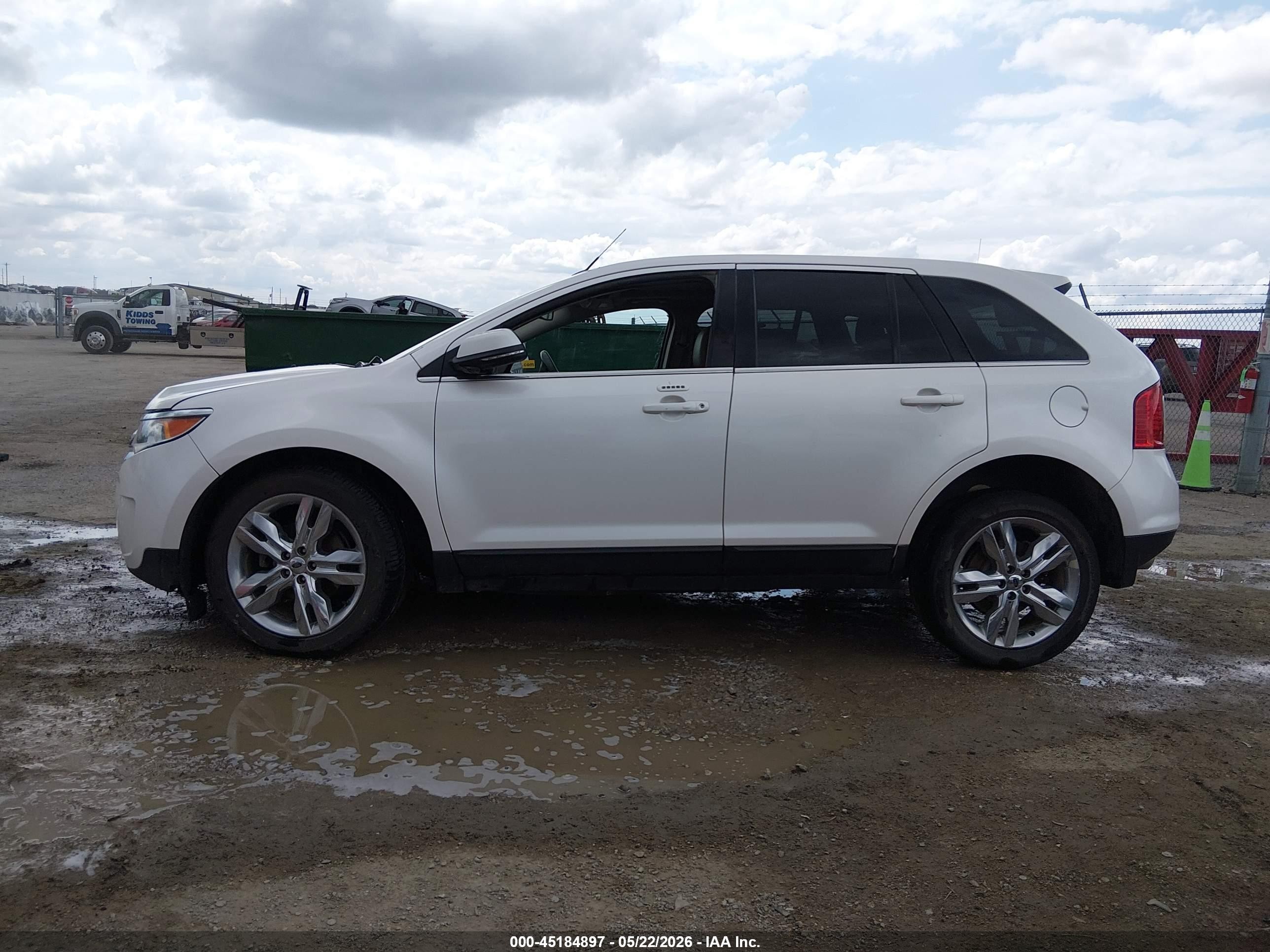 2014 Ford Edge Limited Белый vin: 2FMDK3KC5EBB56914
