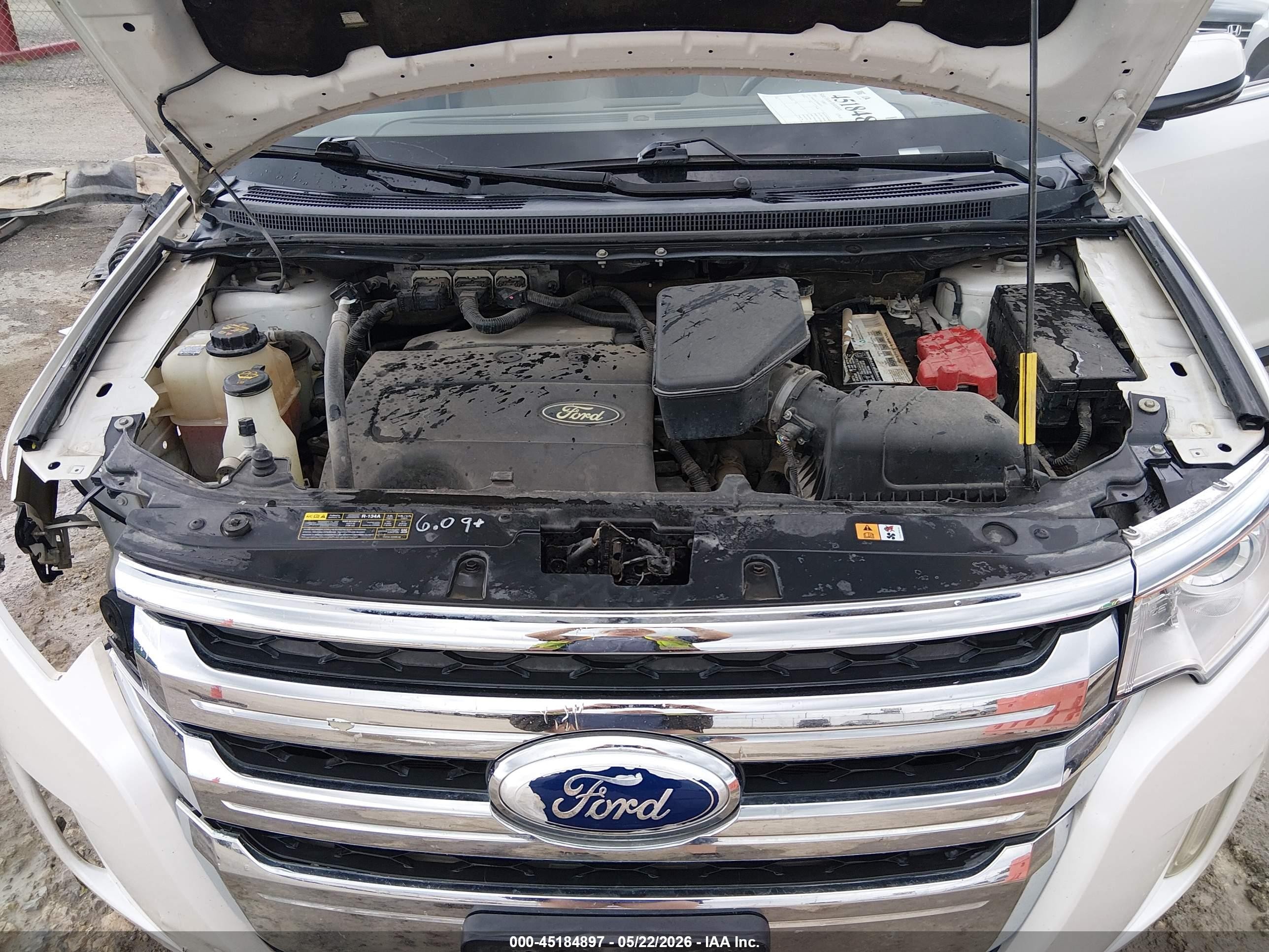 2014 Ford Edge Limited Белый vin: 2FMDK3KC5EBB56914