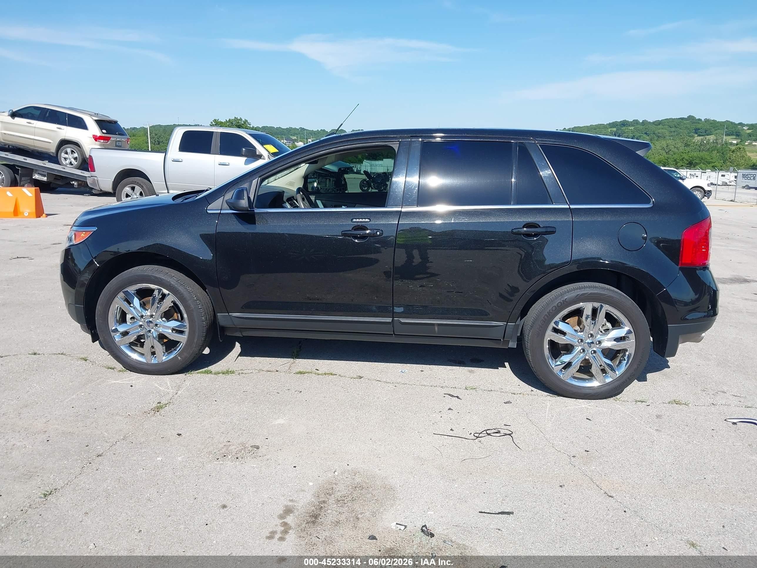 2014 Ford Edge Limited Black vin: 2FMDK3KC5EBB64723
