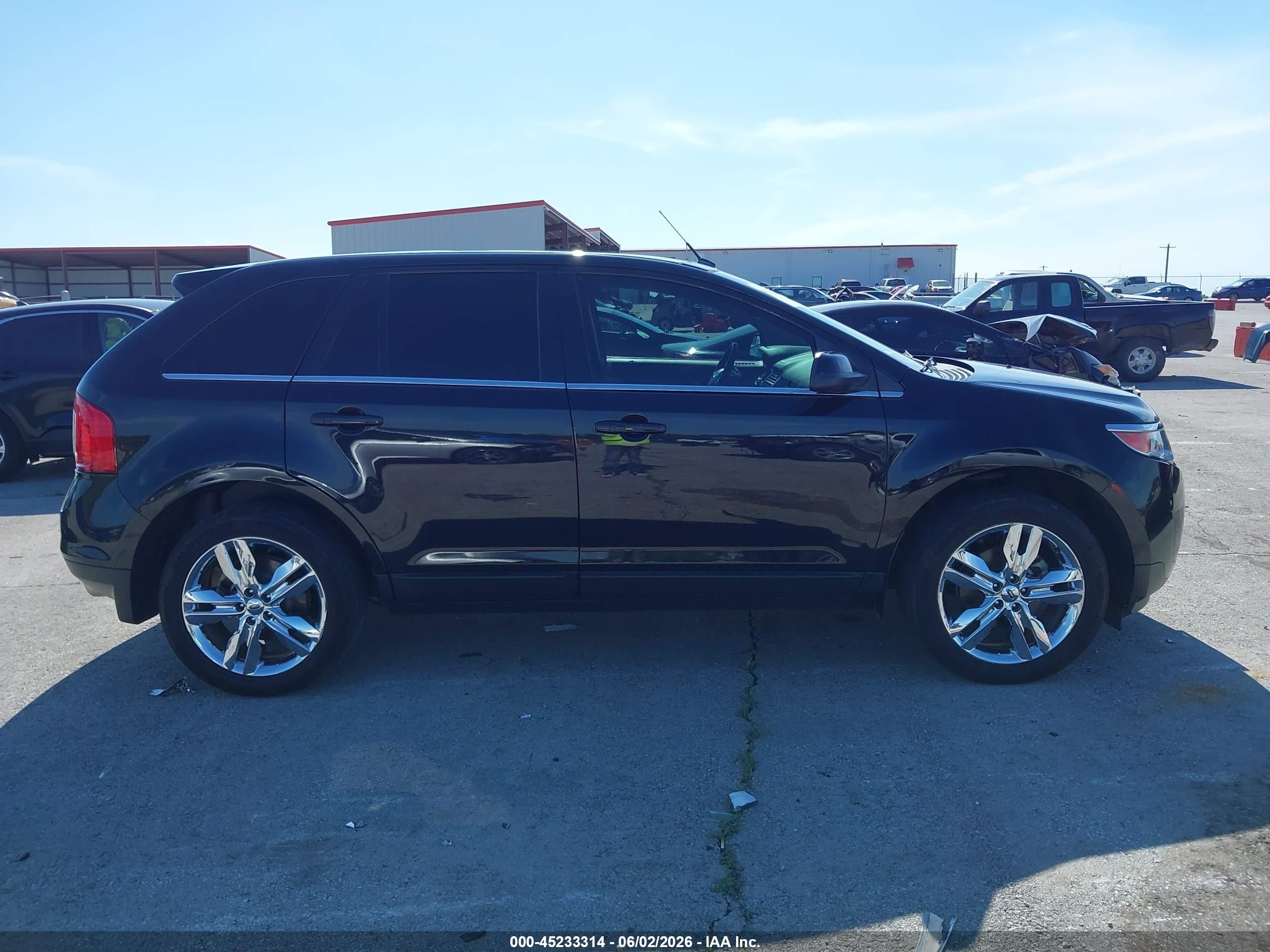 2014 Ford Edge Limited Black vin: 2FMDK3KC5EBB64723