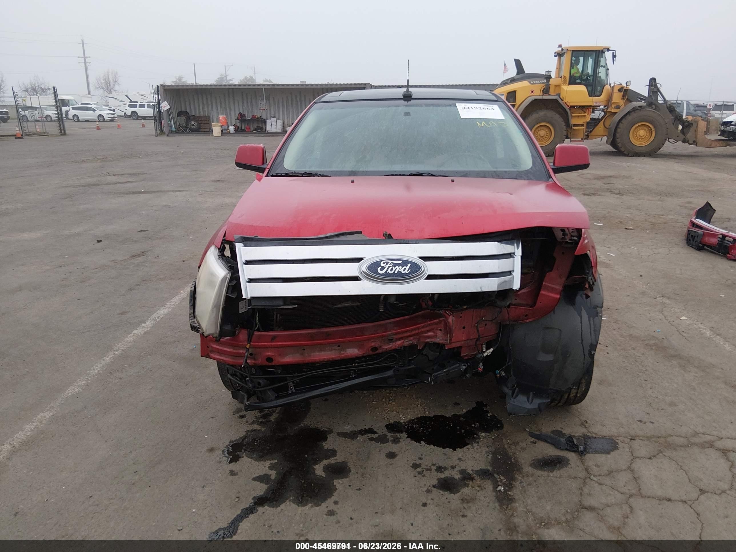 2010 Ford Edge Limited Red vin: 2FMDK3KC6ABA56959