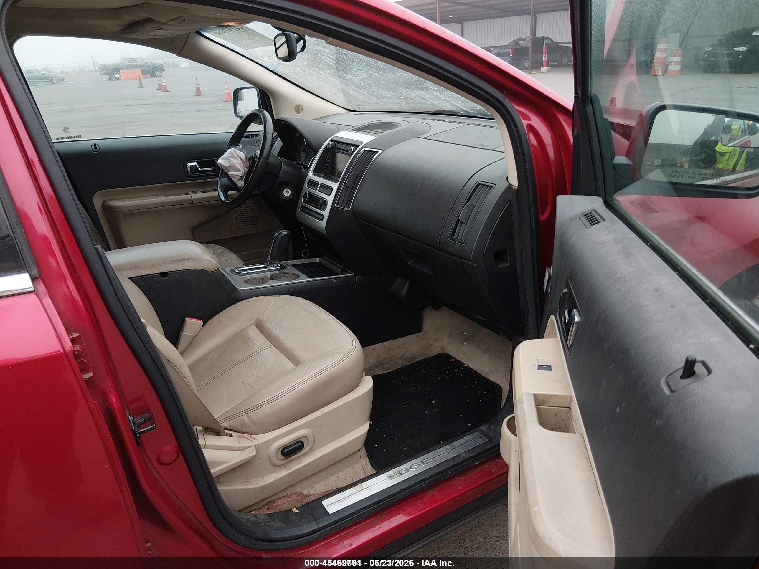 2010 Ford Edge Limited Red vin: 2FMDK3KC6ABA56959