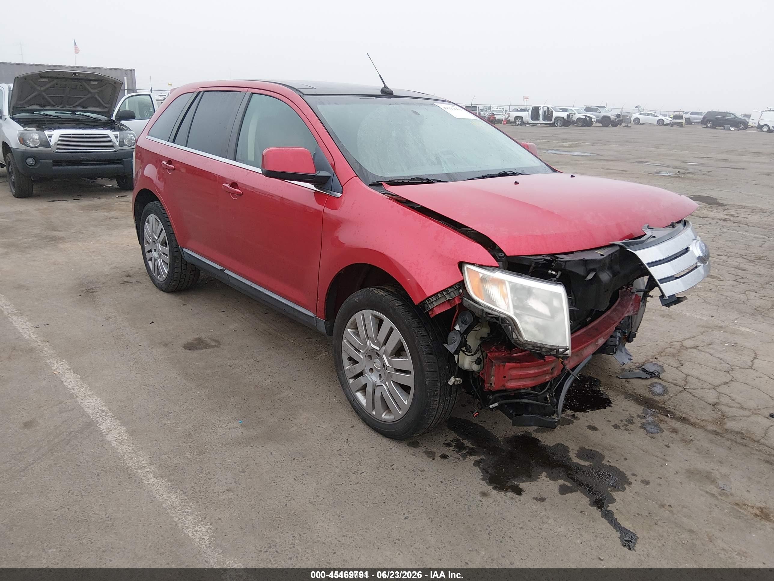 2010 Ford Edge Limited Red vin: 2FMDK3KC6ABA56959