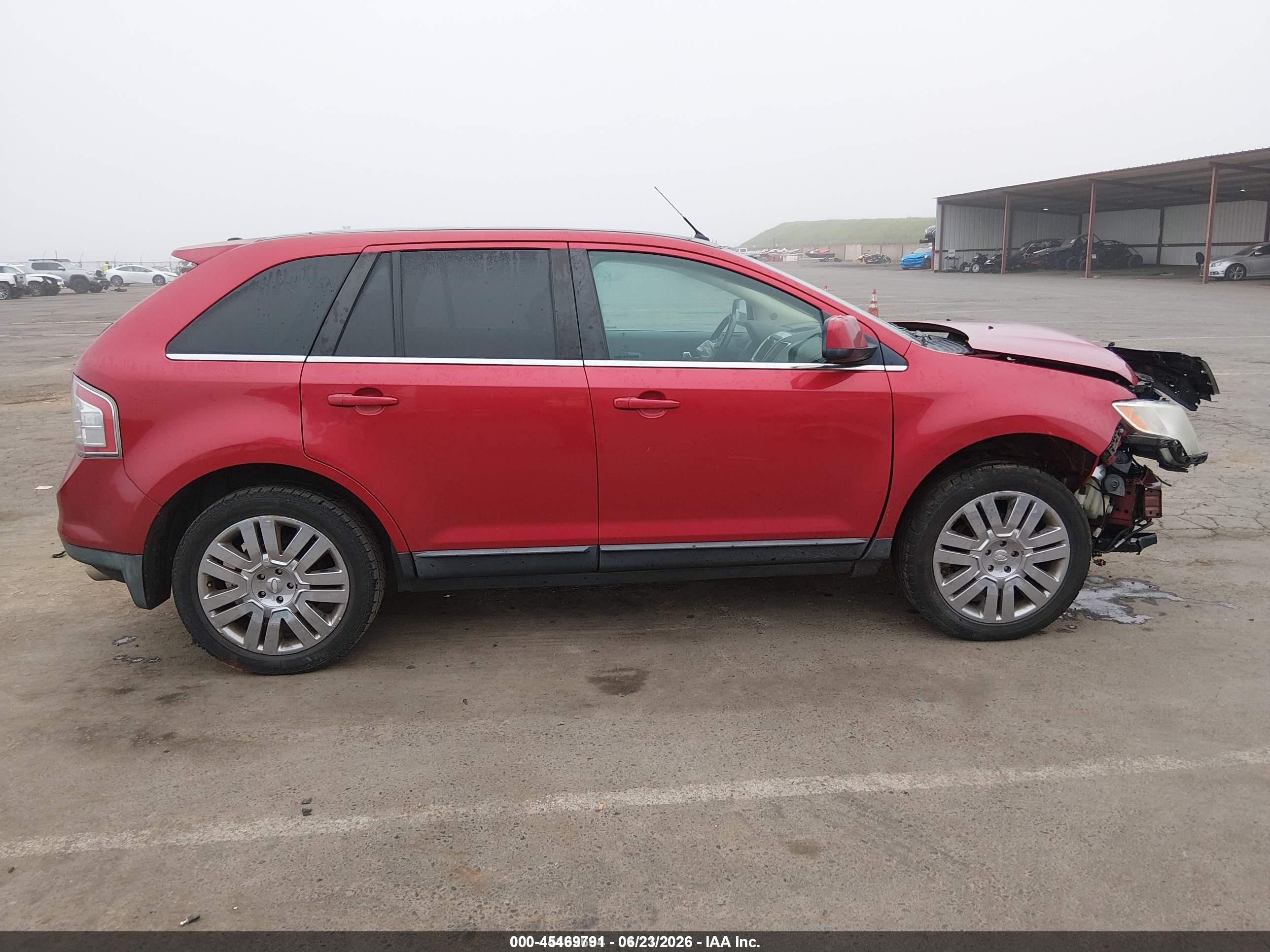 2010 Ford Edge Limited Red vin: 2FMDK3KC6ABA56959