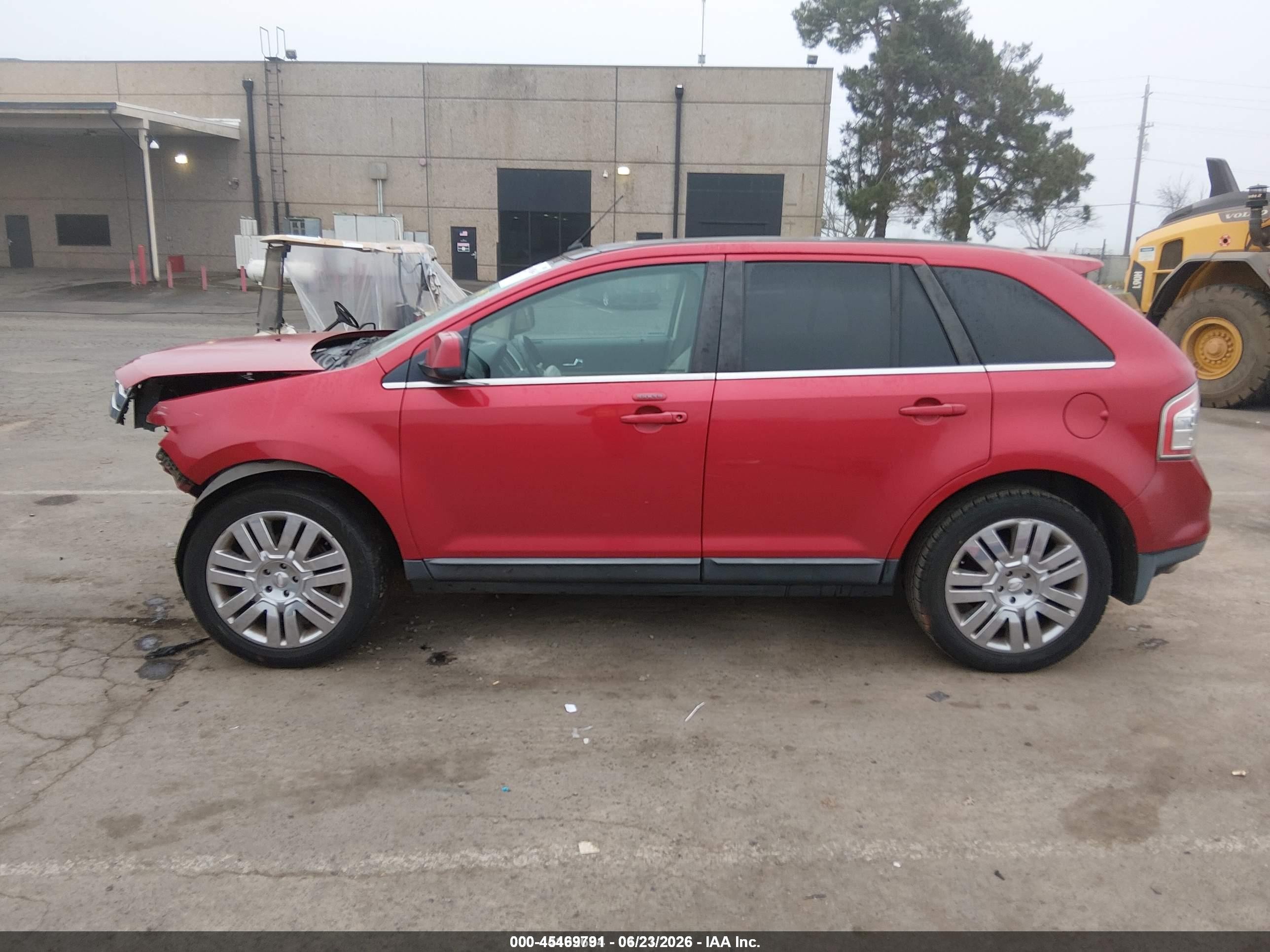 2010 Ford Edge Limited Red vin: 2FMDK3KC6ABA56959