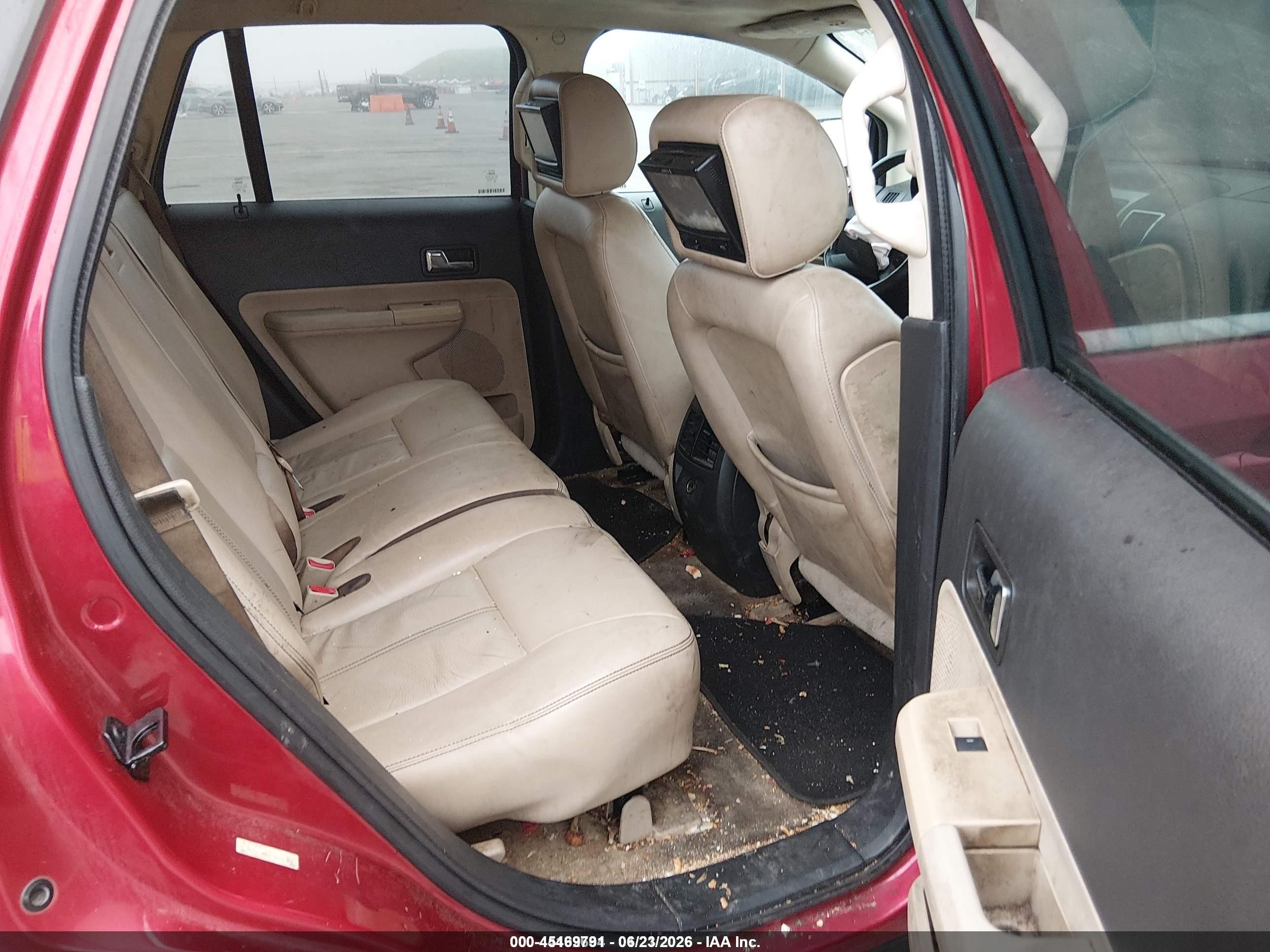 2010 Ford Edge Limited Red vin: 2FMDK3KC6ABA56959