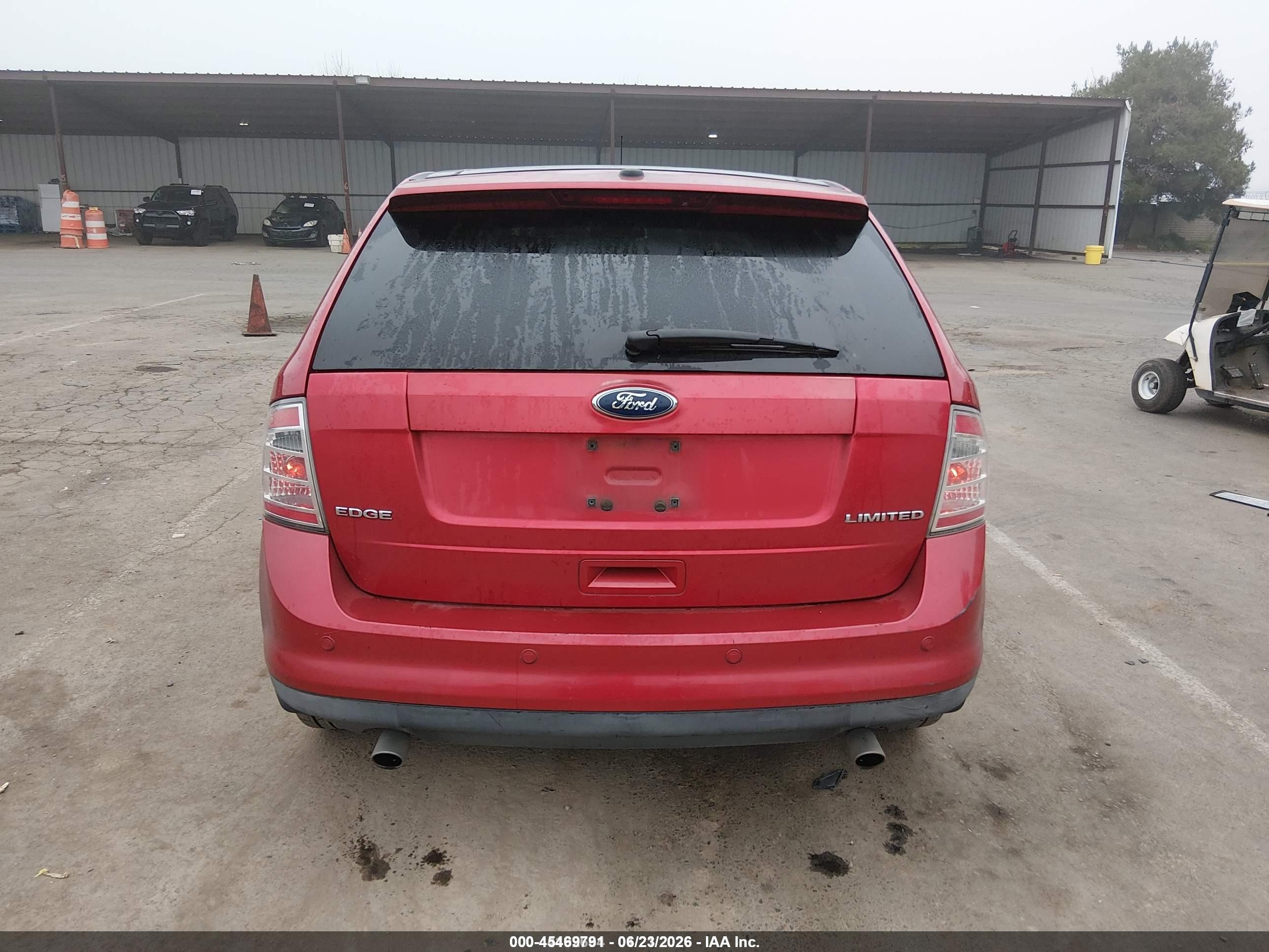 2010 Ford Edge Limited Red vin: 2FMDK3KC6ABA56959