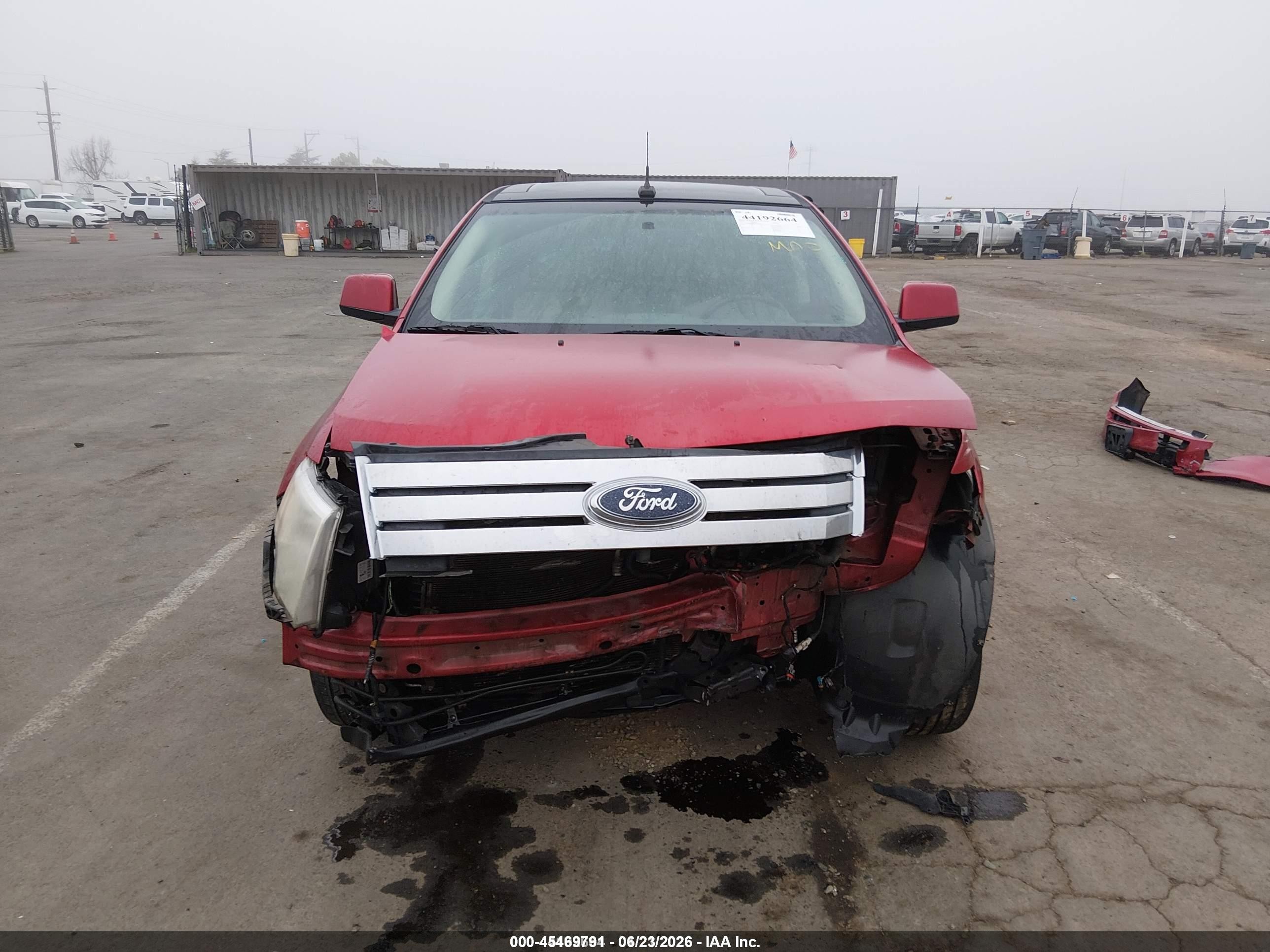 2010 Ford Edge Limited Red vin: 2FMDK3KC6ABA56959