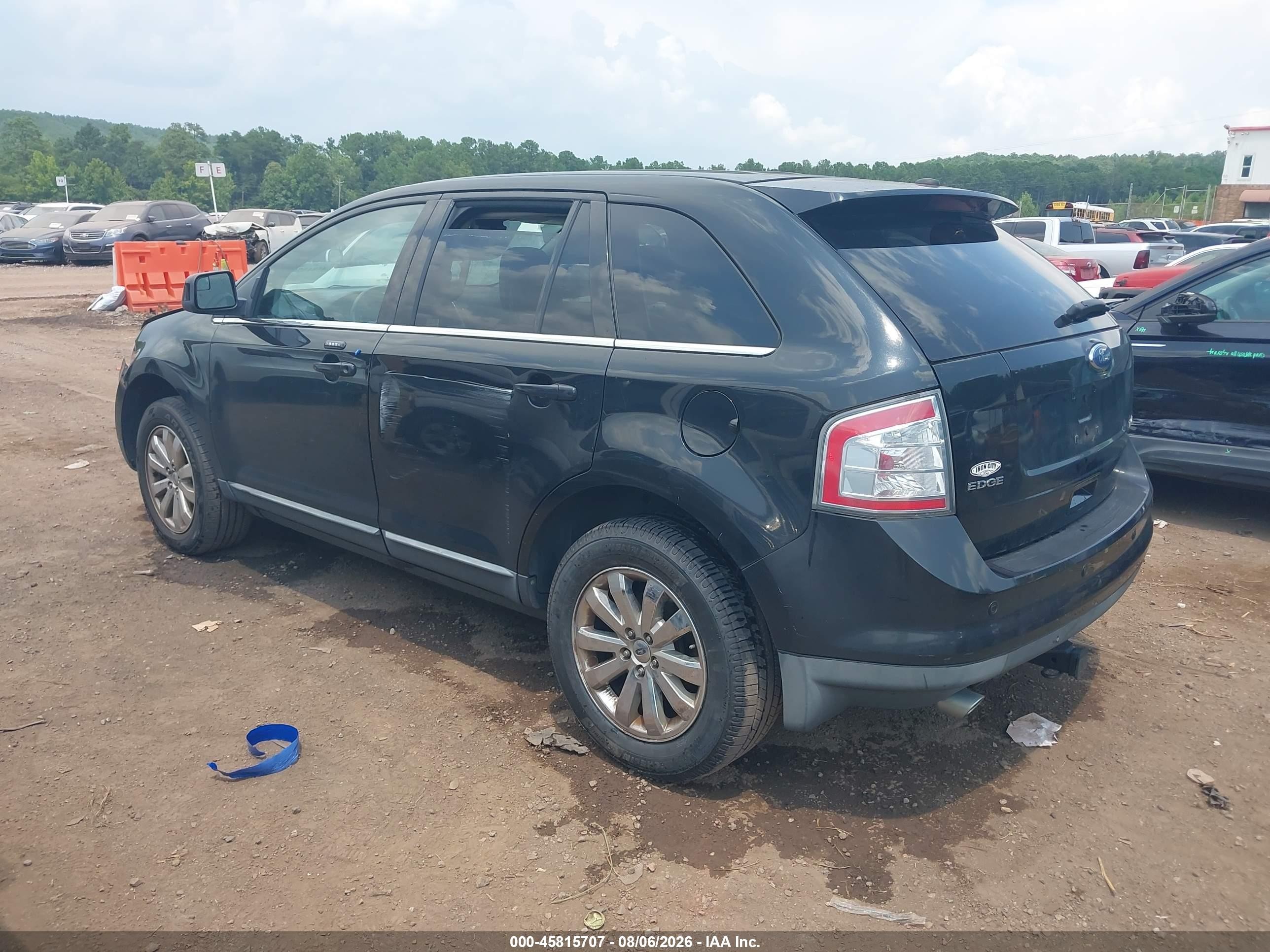 2010 Ford Edge Limited Black vin: 2FMDK3KC6ABA65998