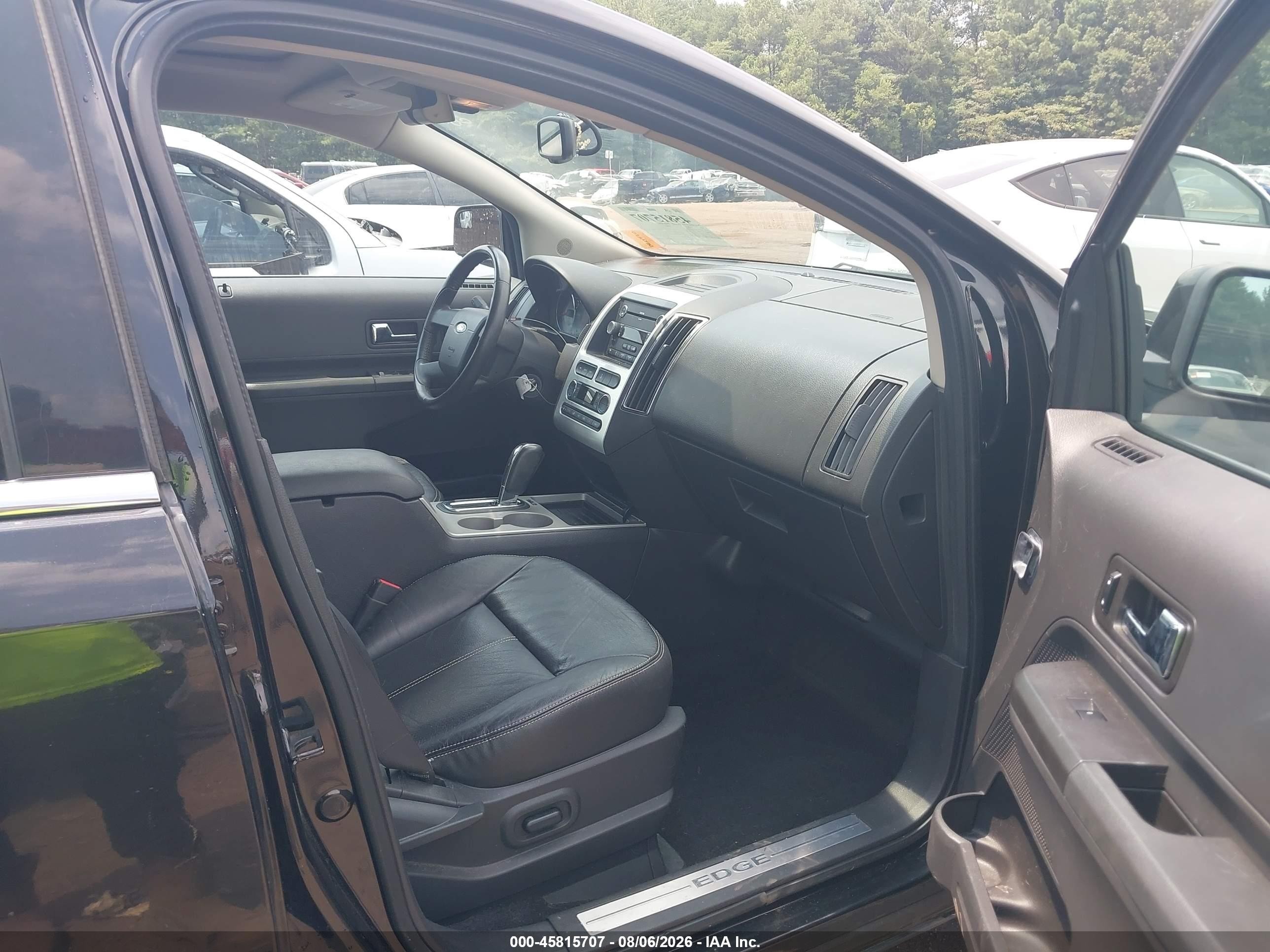 2010 Ford Edge Limited Black vin: 2FMDK3KC6ABA65998