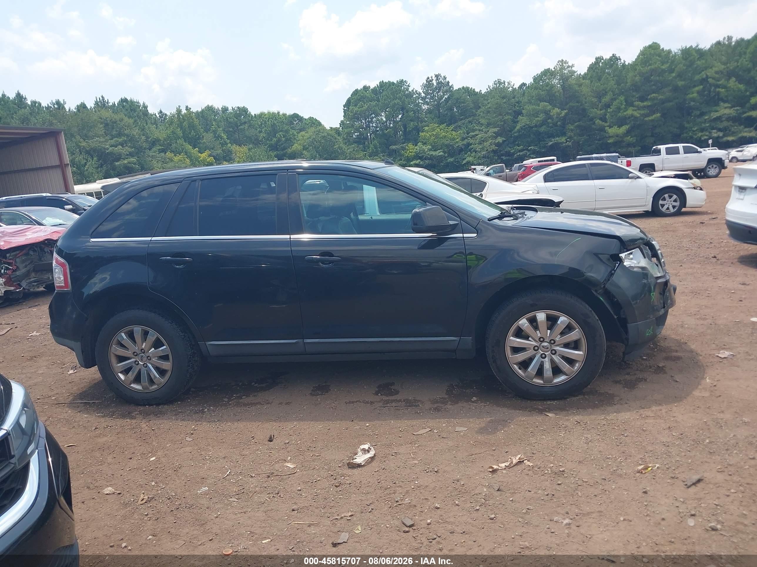 2010 Ford Edge Limited Black vin: 2FMDK3KC6ABA65998