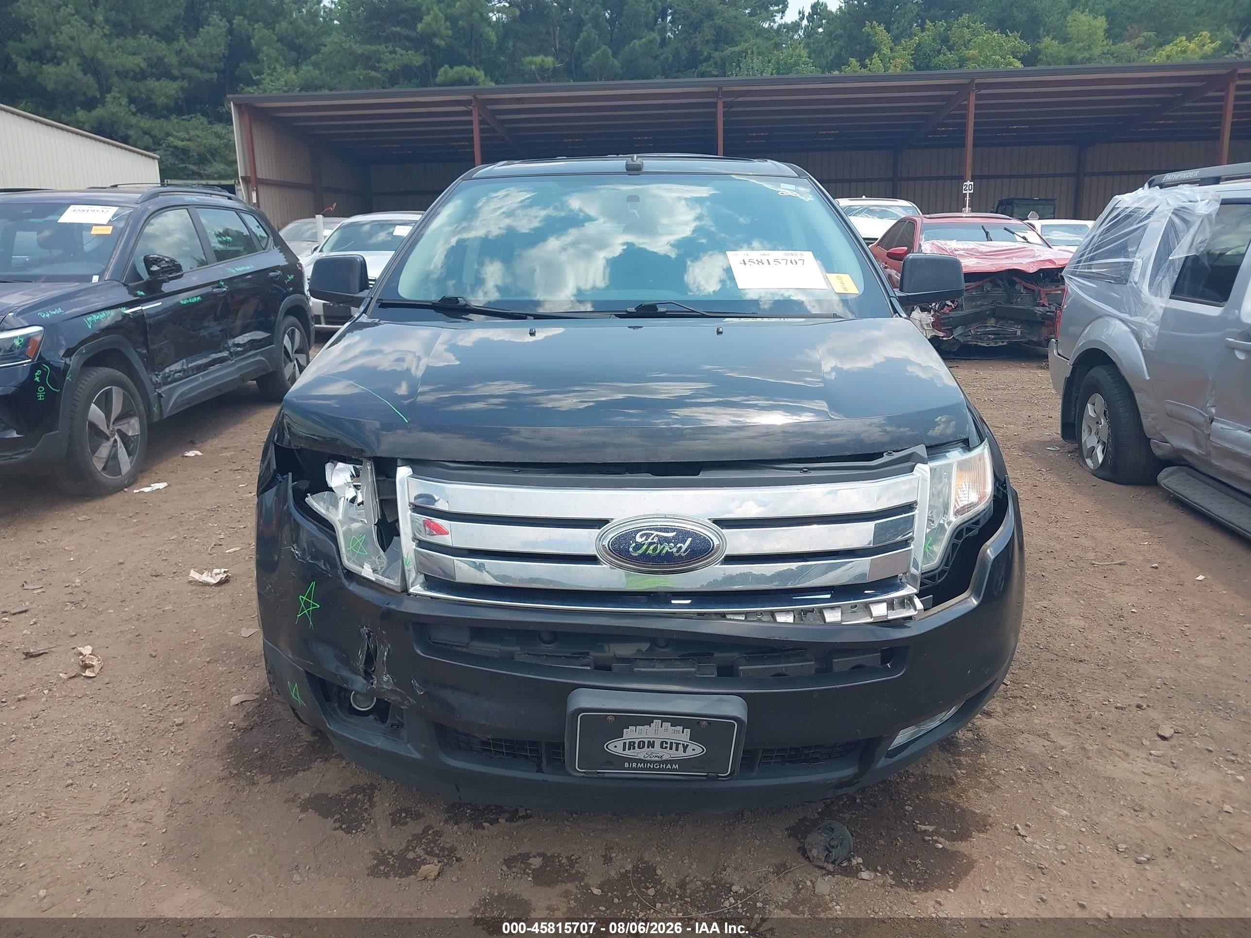 2010 Ford Edge Limited Black vin: 2FMDK3KC6ABA65998