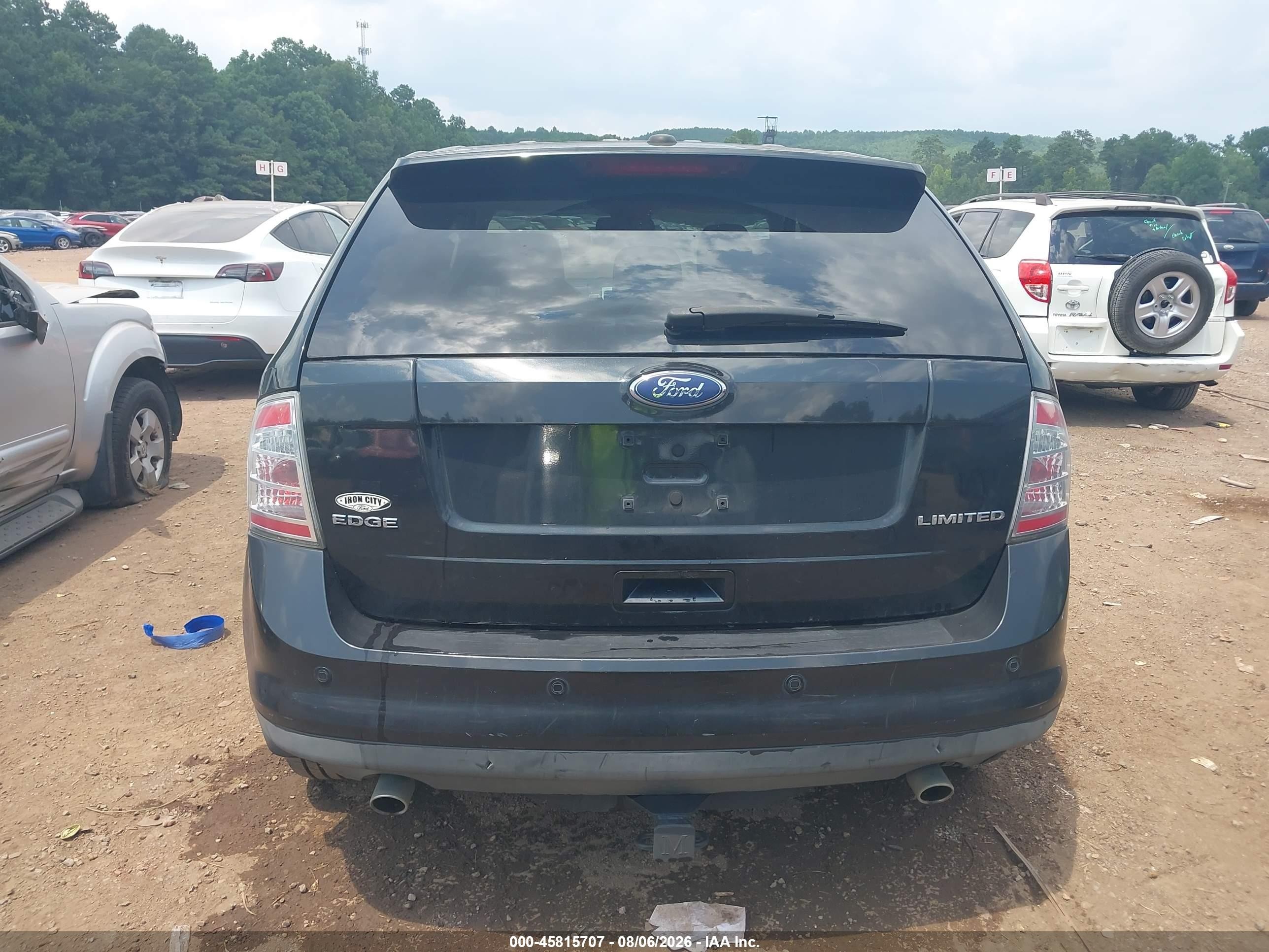 2010 Ford Edge Limited Black vin: 2FMDK3KC6ABA65998