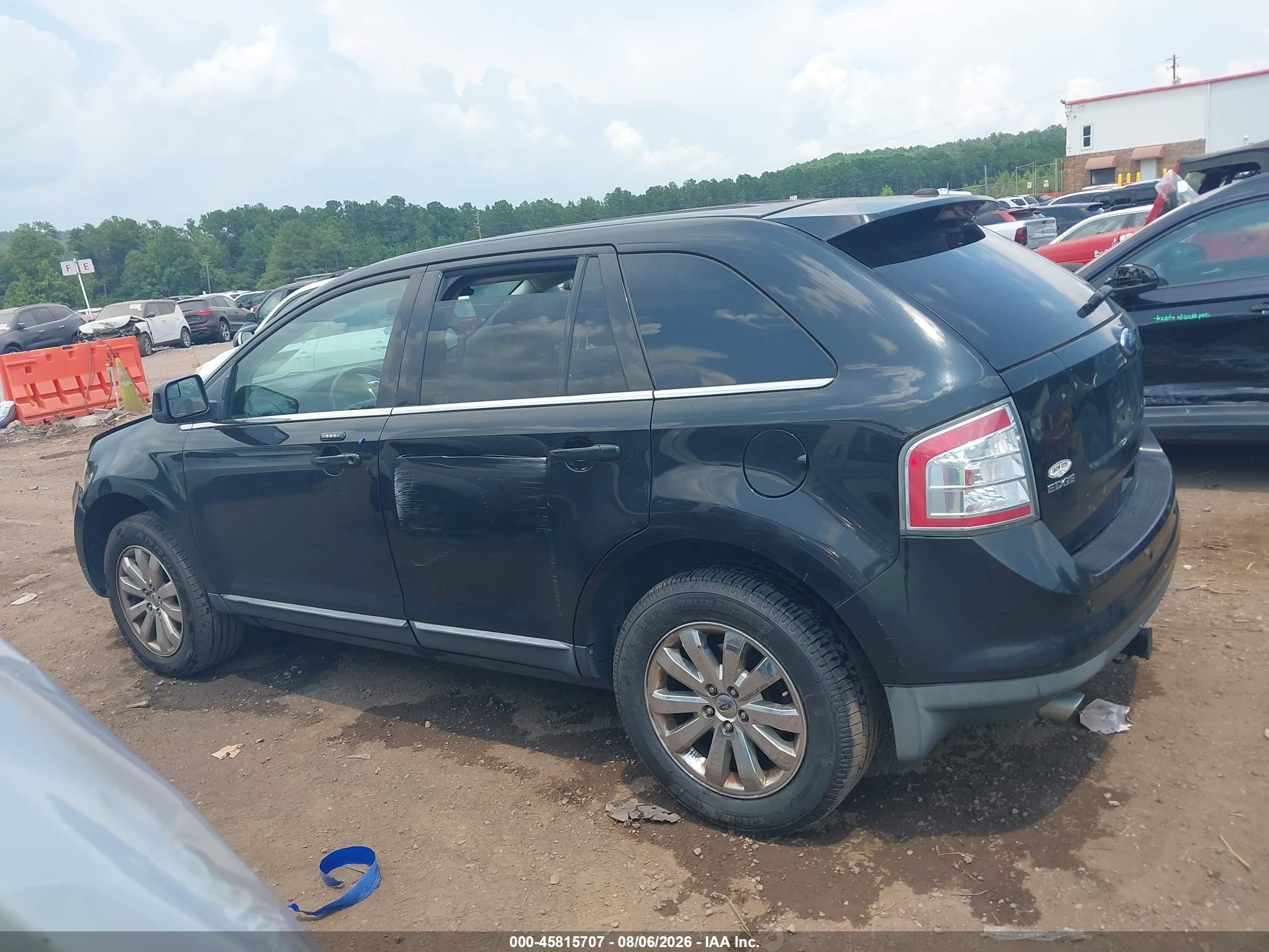 2010 Ford Edge Limited Black vin: 2FMDK3KC6ABA65998