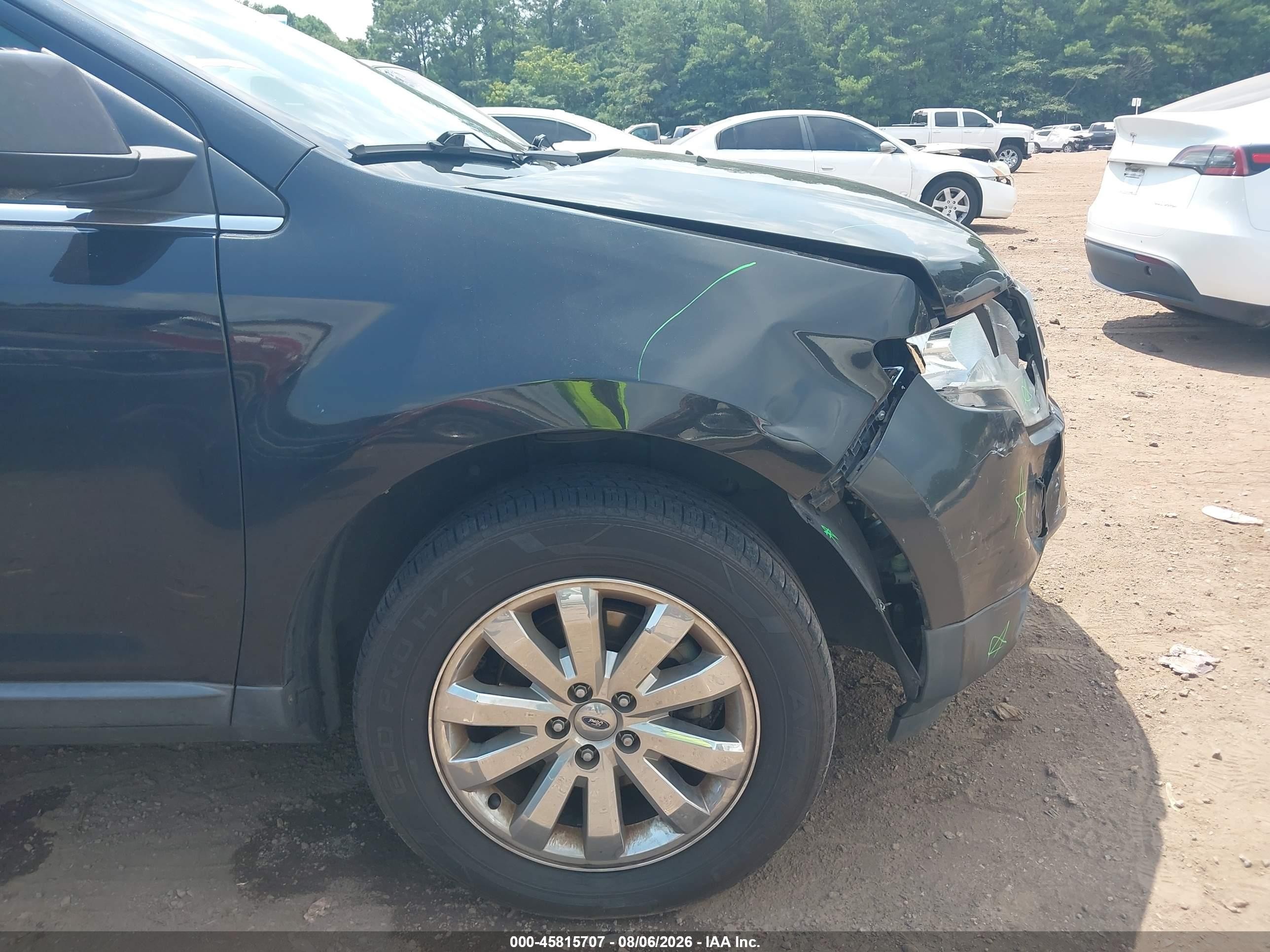 2010 Ford Edge Limited Black vin: 2FMDK3KC6ABA65998