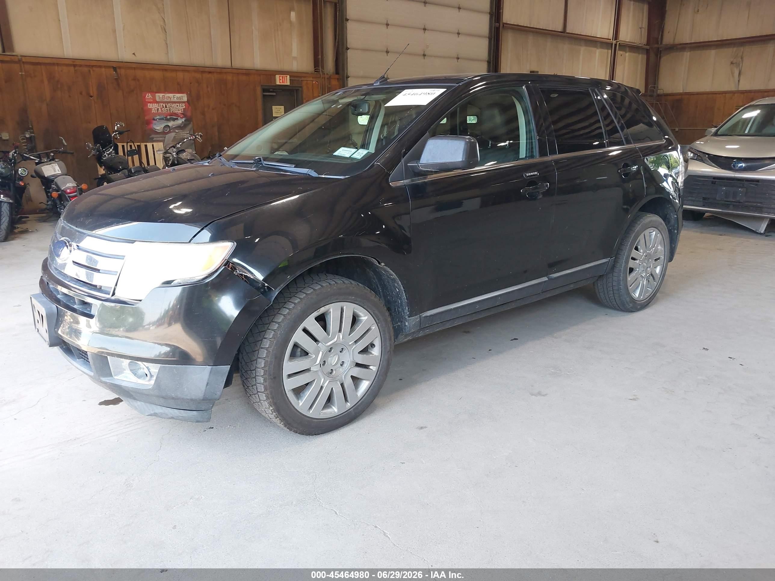 2010 Ford Edge Limited Black vin: 2FMDK3KC6ABB19574