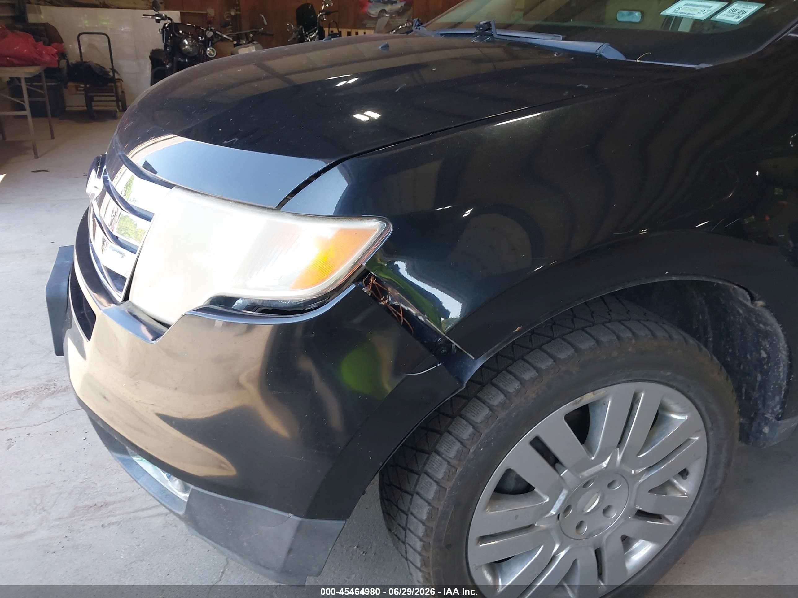 2010 Ford Edge Limited Black vin: 2FMDK3KC6ABB19574