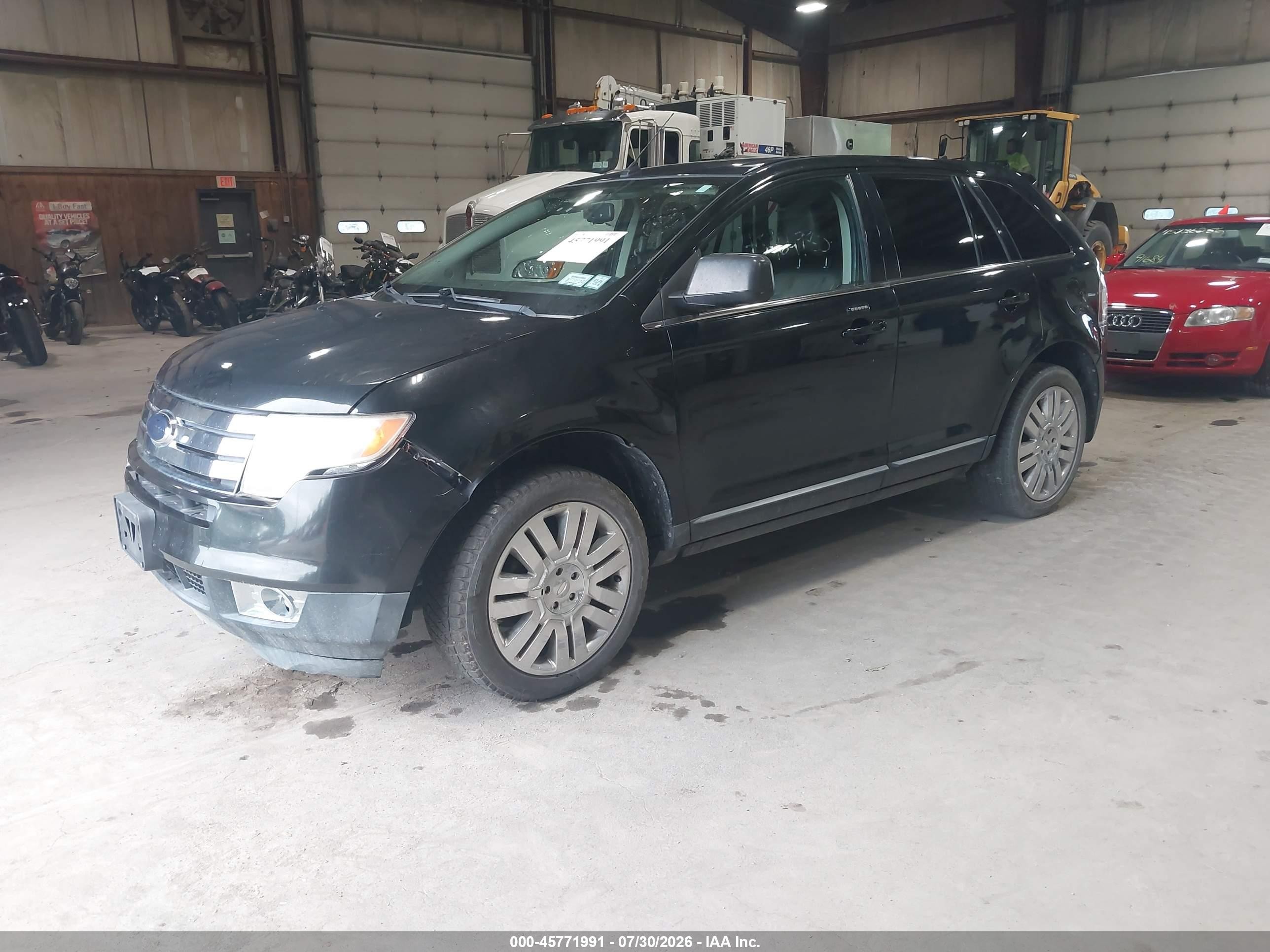 2010 Ford Edge Limited Черный vin: 2FMDK3KC6ABB19574