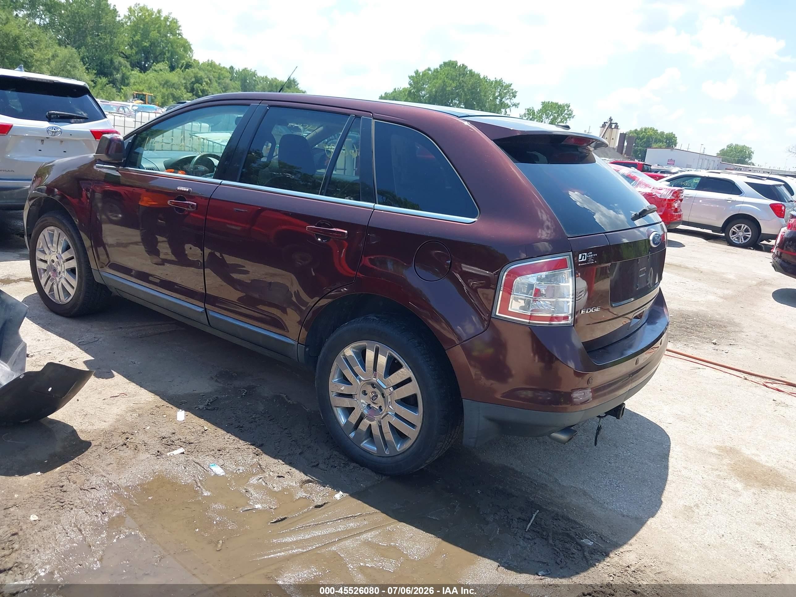 2010 Ford Edge Limited Коричневый vin: 2FMDK3KC6ABB38500