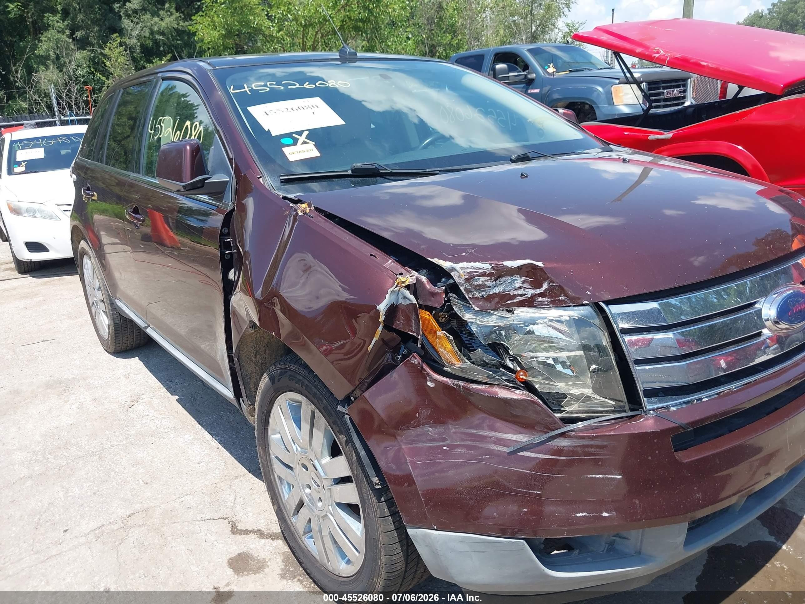 2010 Ford Edge Limited Коричневый vin: 2FMDK3KC6ABB38500